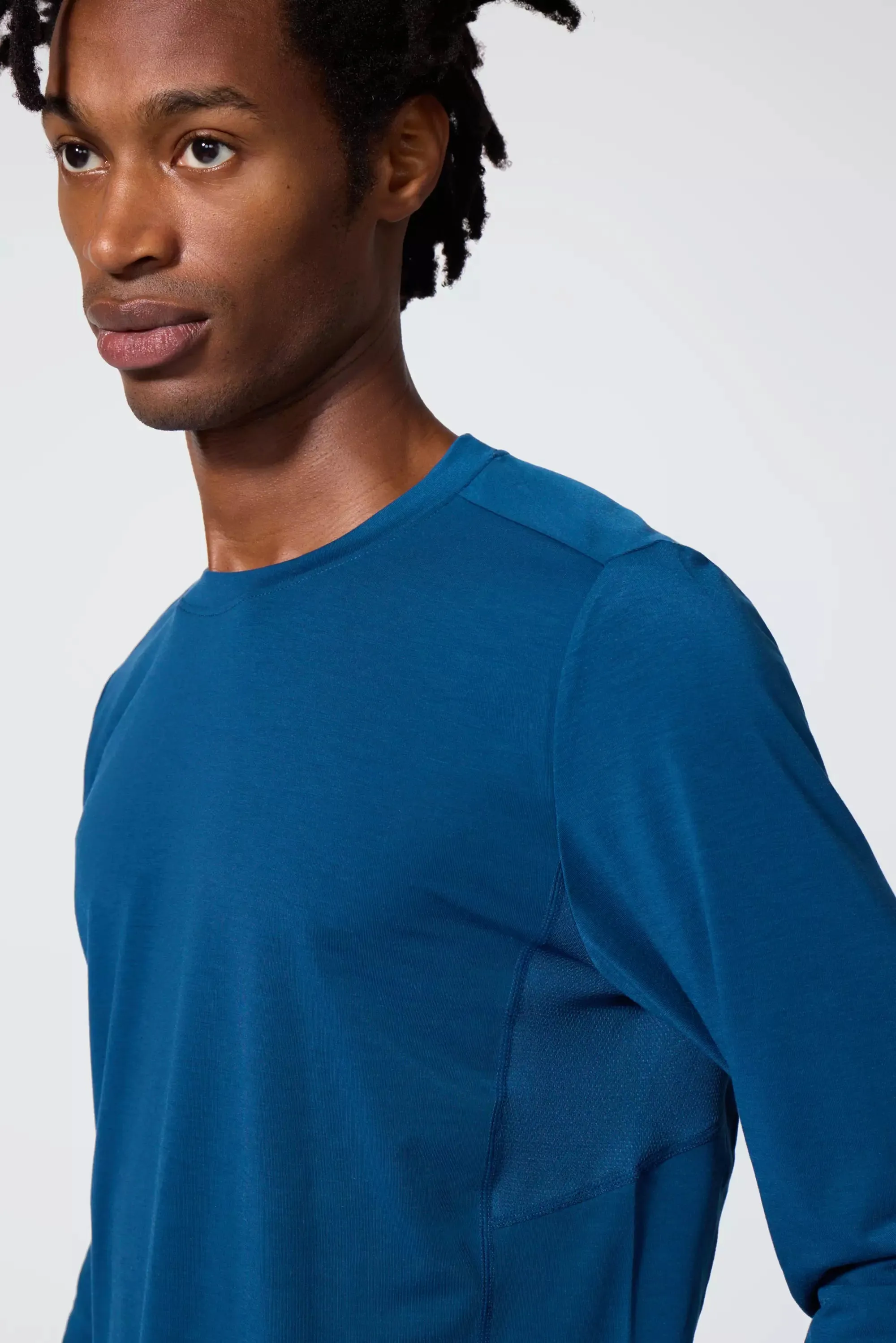 Performance Knit Men's Long Sleeve Tee - Poseidon sold by MPG product image thumbnail 5