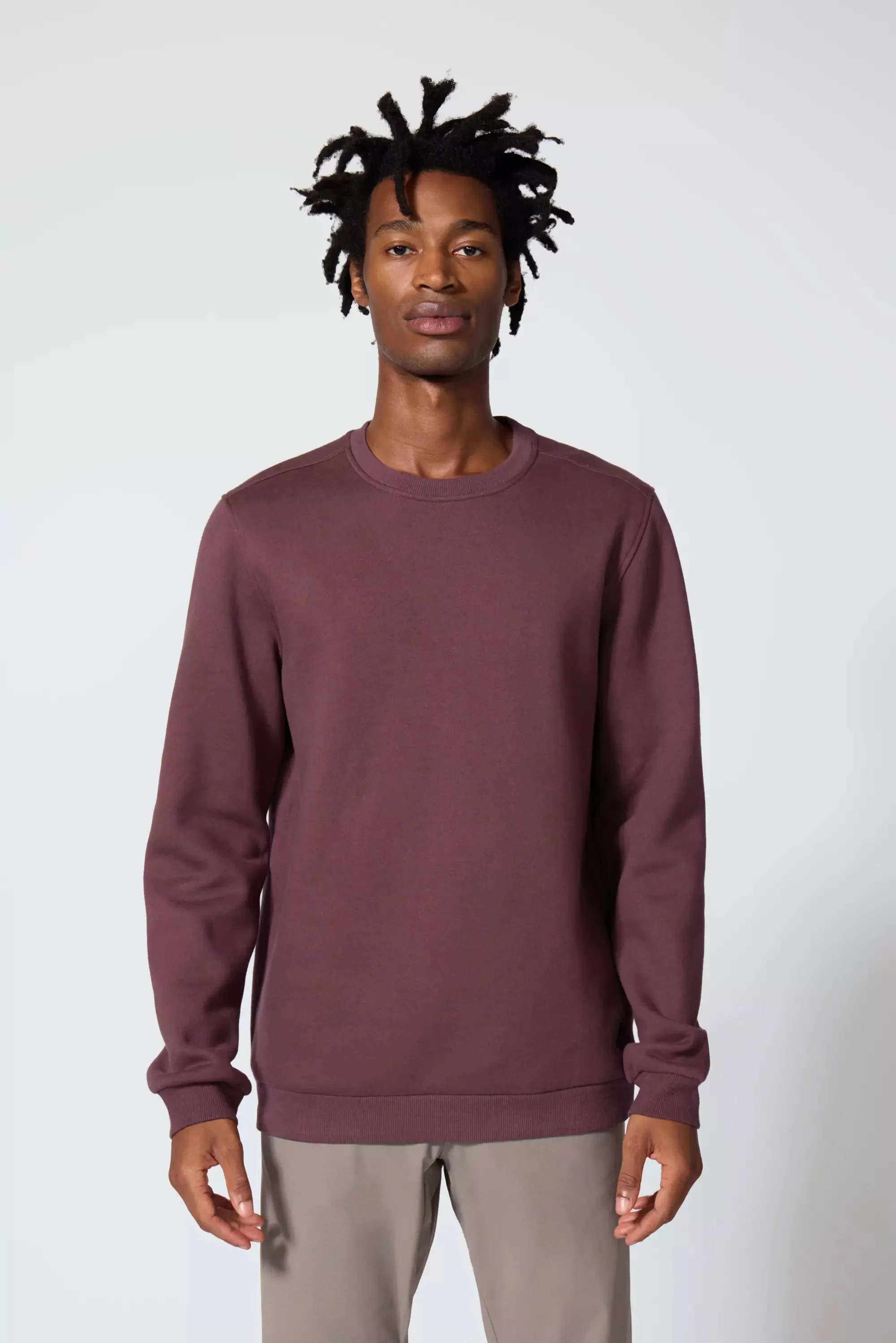 Comfort Men's Fleece Sweatshirt - Huckleberry sold by MPG