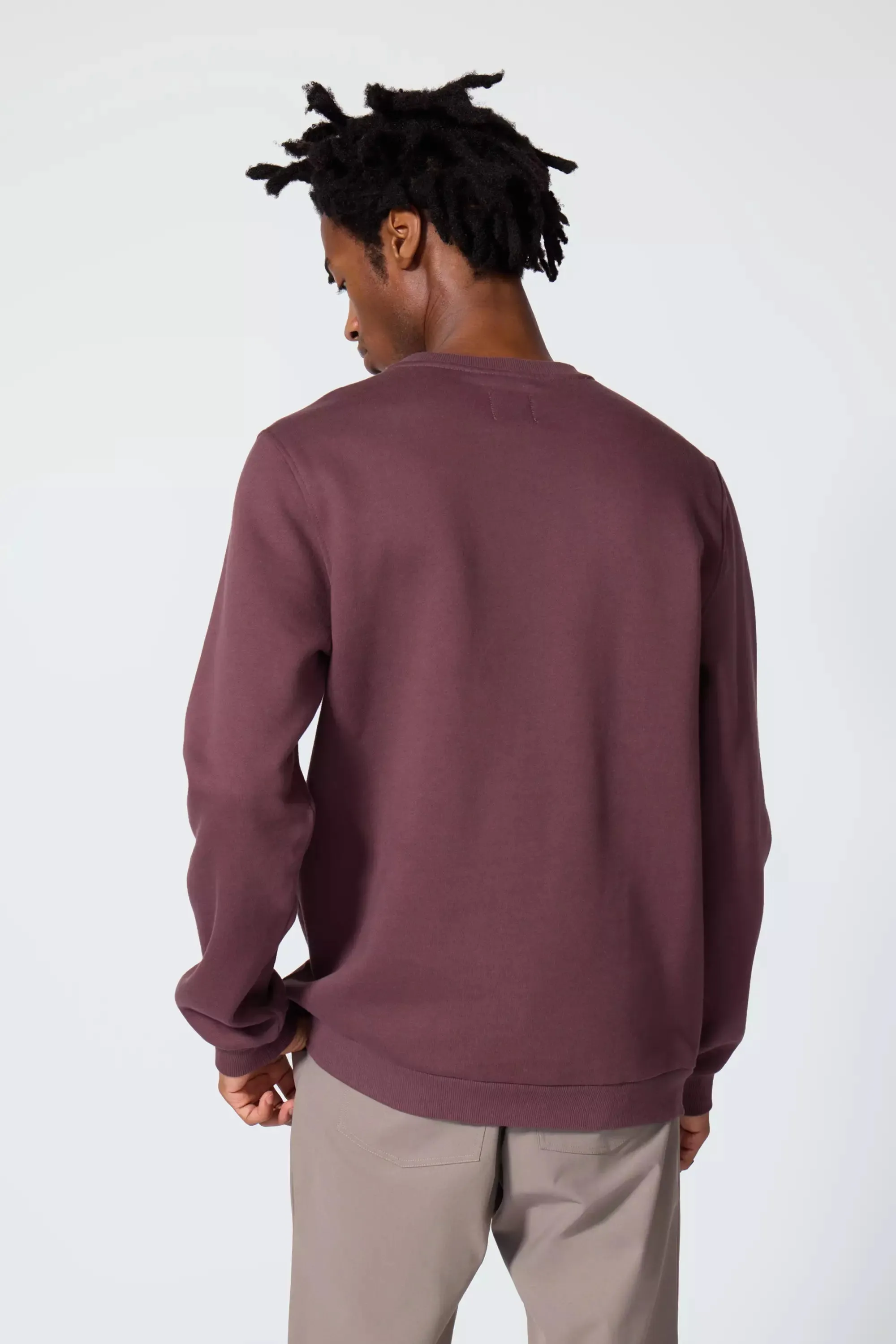 Comfort Men's Fleece Sweatshirt - Huckleberry sold by MPG product image thumbnail 4