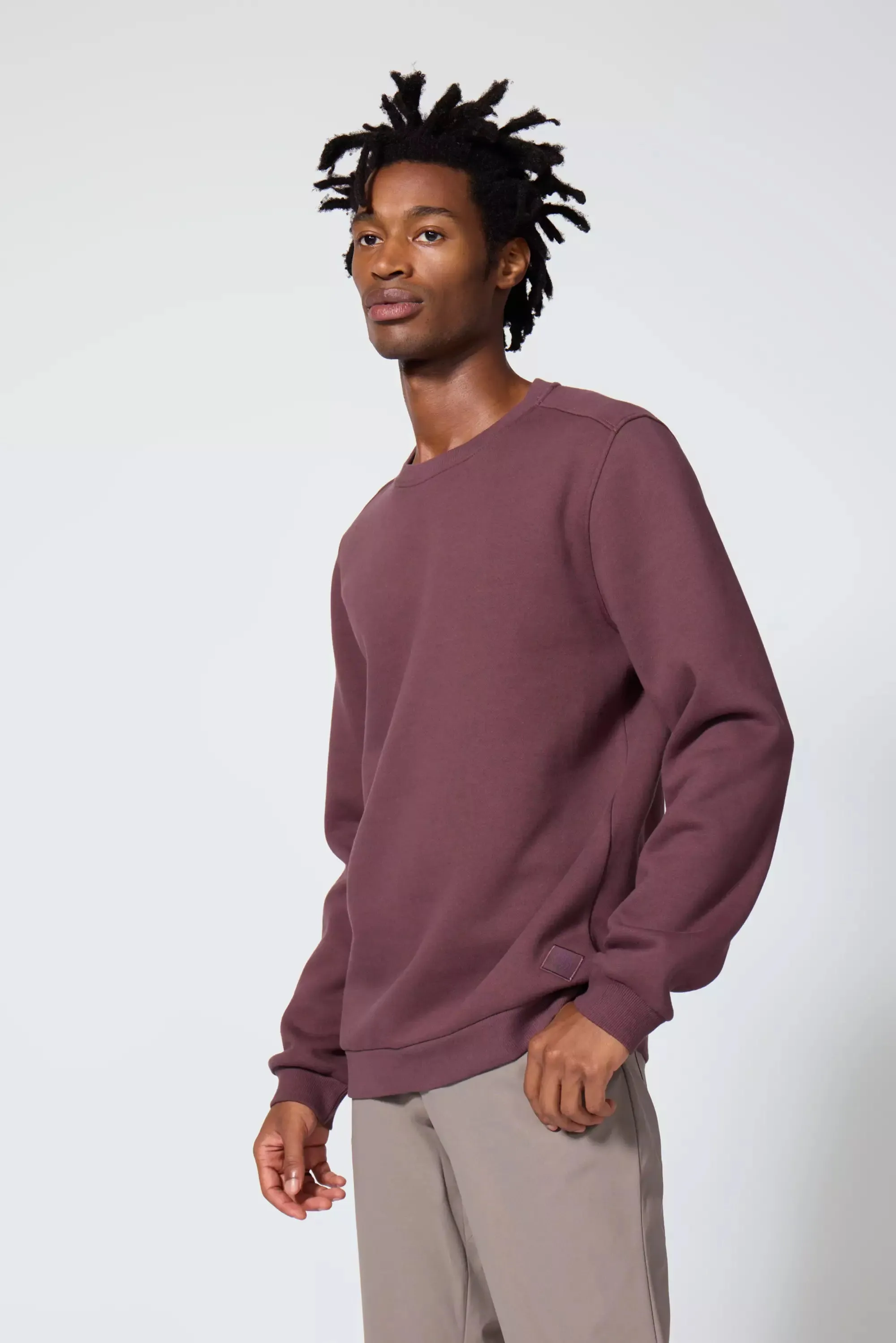 Comfort Men's Fleece Sweatshirt - Huckleberry sold by MPG product image thumbnail 3