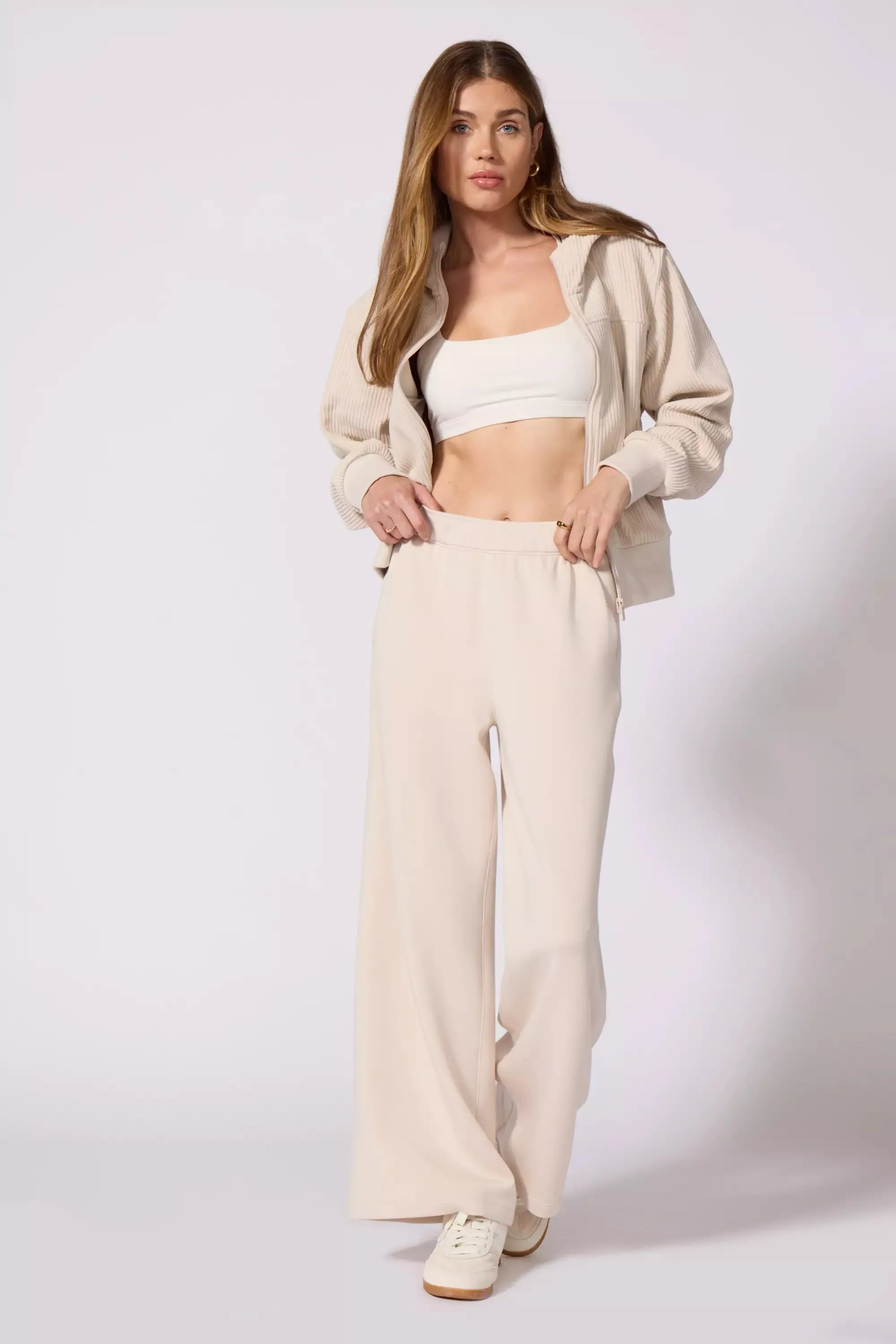 Aura Cropped Jacket - Stone sold by MPG product image thumbnail 2