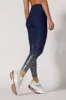 Foil-Print Legging - Deep Navy sold by MPG