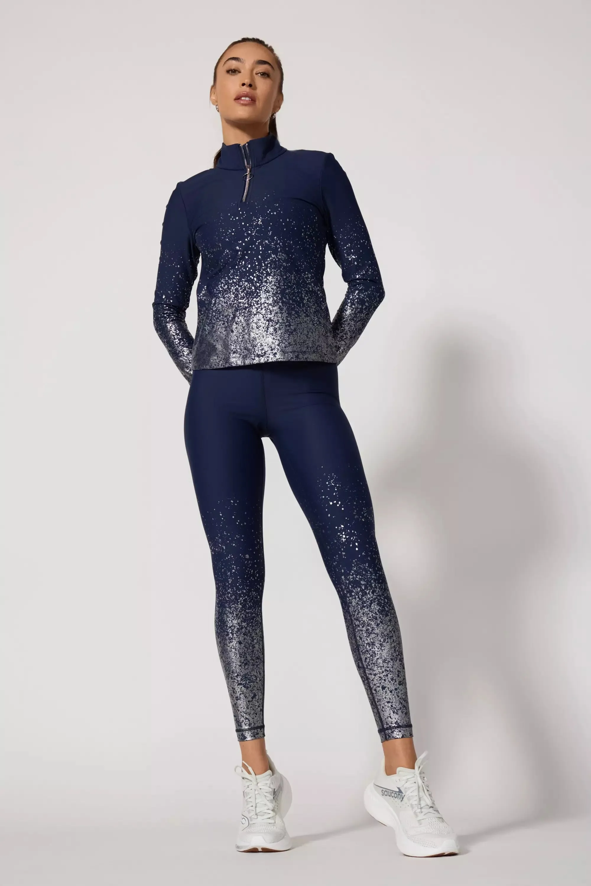 Foil-Print 1/4 Zip - Deep Navy sold by MPG product image thumbnail 2