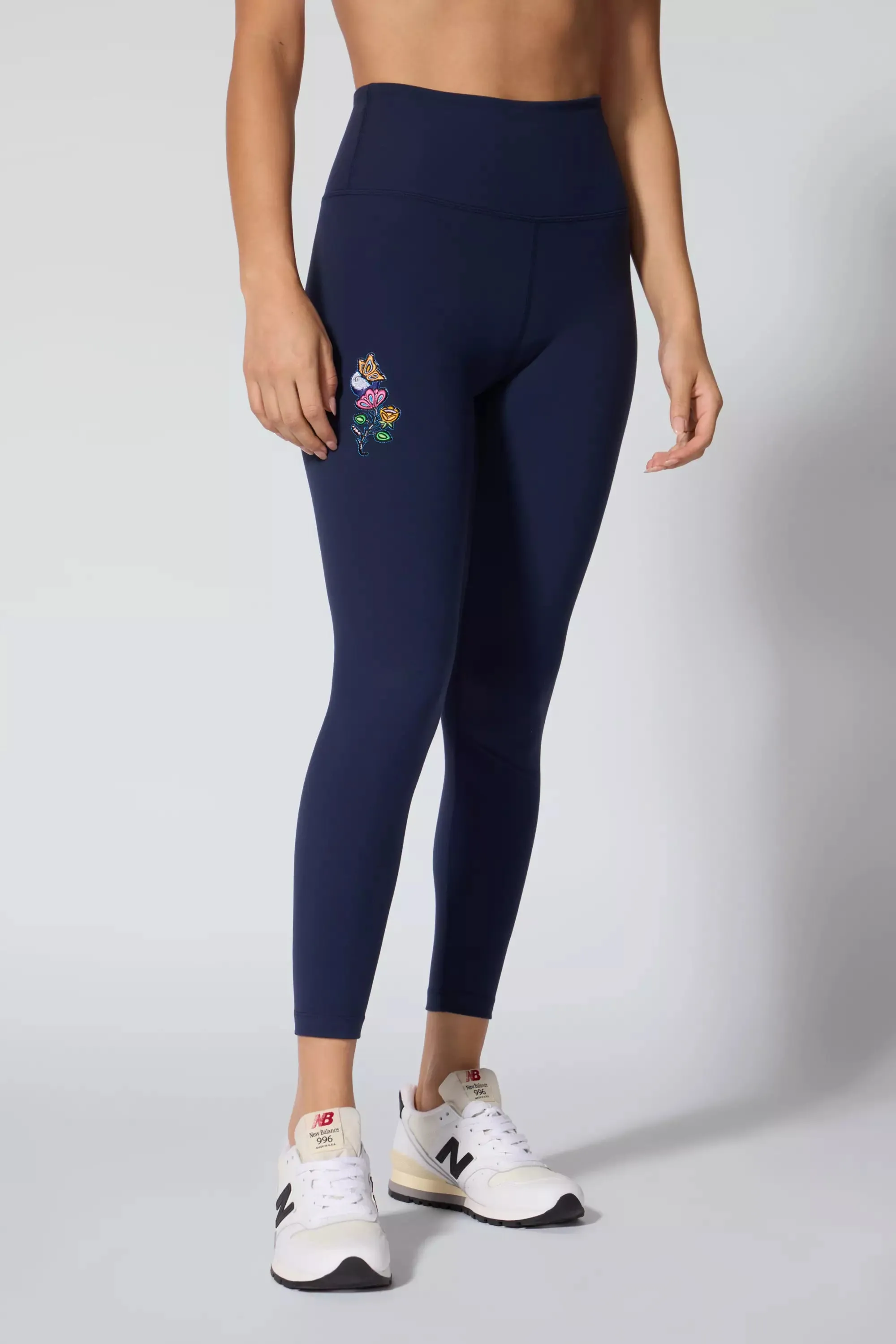 Velocity Embroidered Legging - Deep Navy sold by MPG product image thumbnail 2