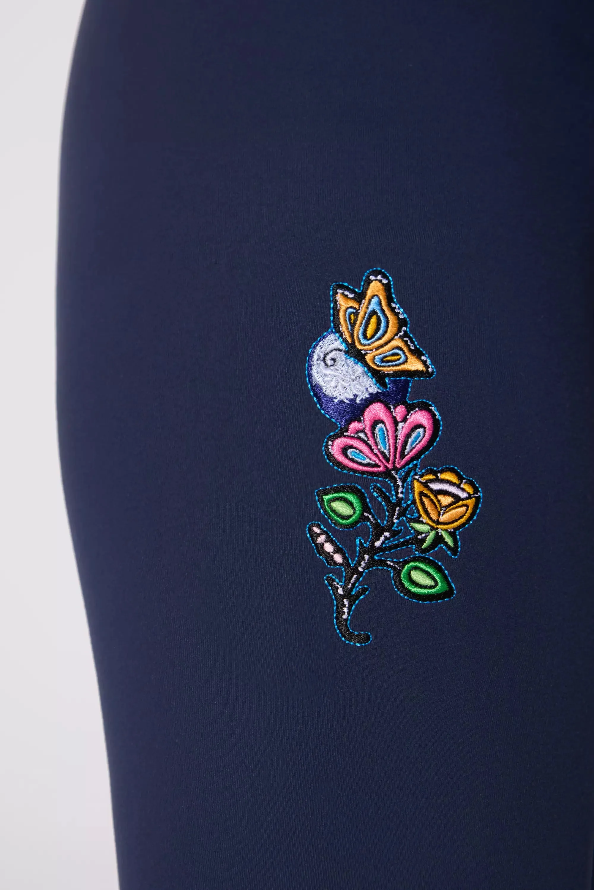 Velocity Embroidered Legging - Deep Navy sold by MPG product image thumbnail 4