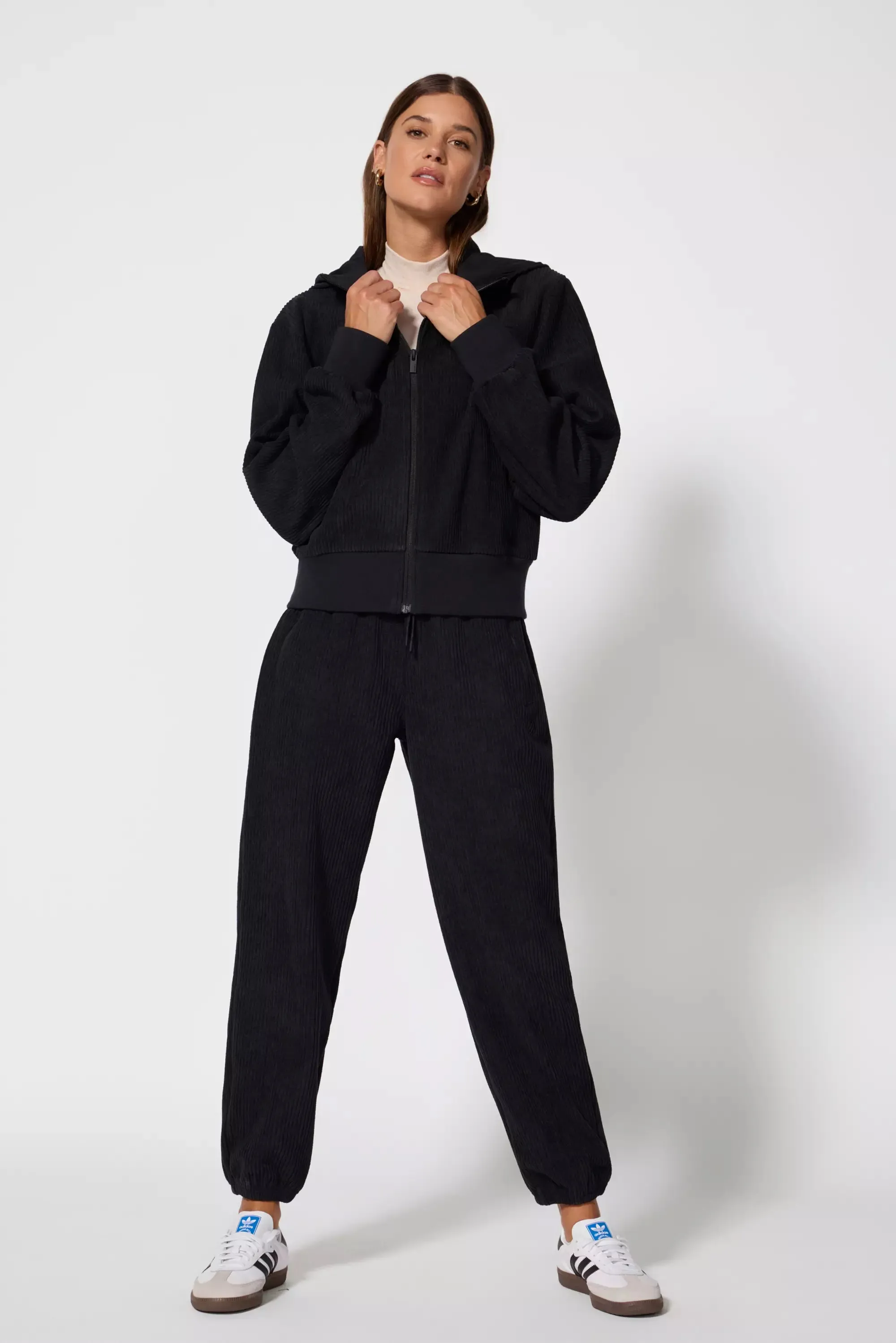 Aura Cropped Jacket - Black sold by MPG product image thumbnail 2