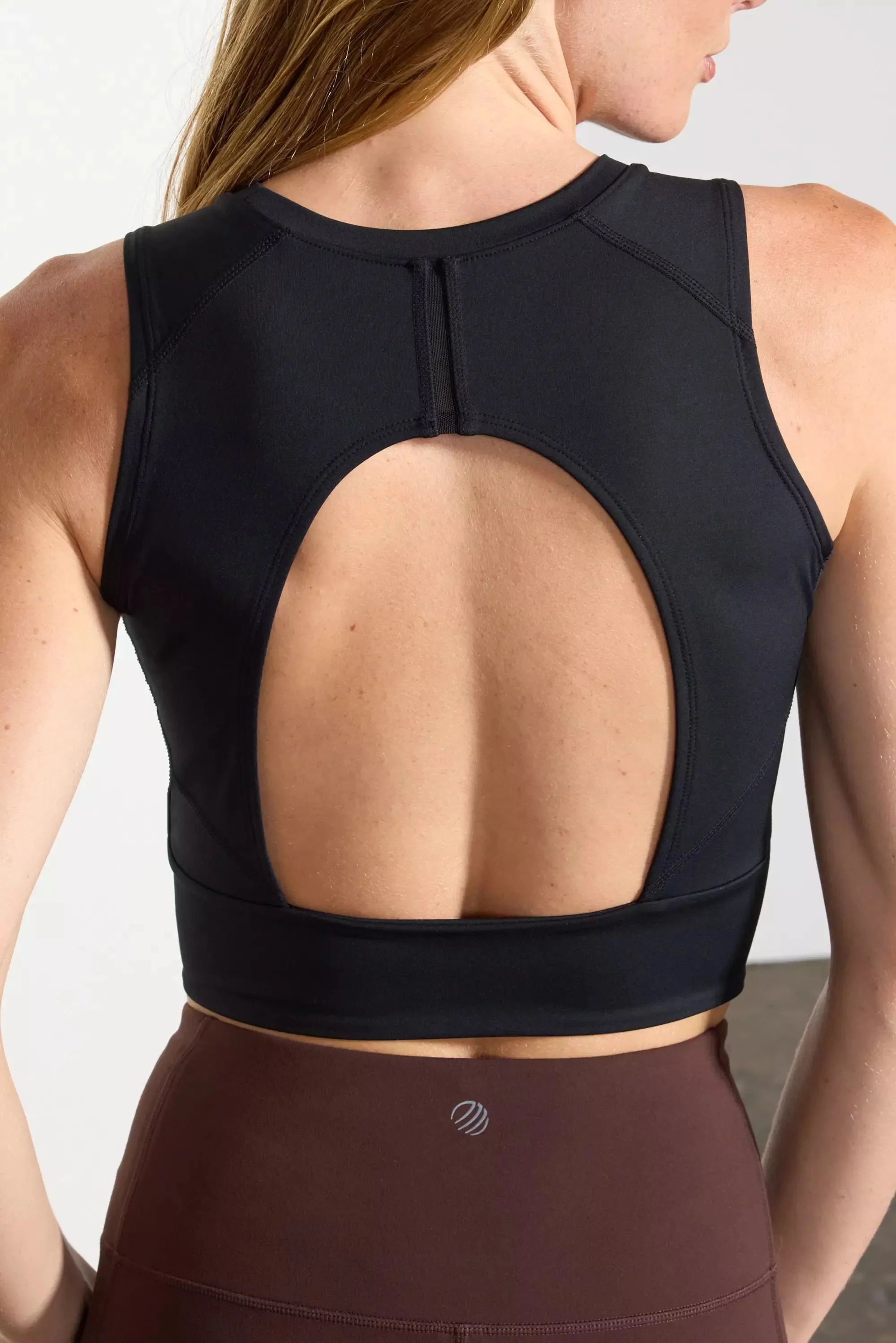 Open Back Cropped Tank - Black sold by MPG product image thumbnail 3