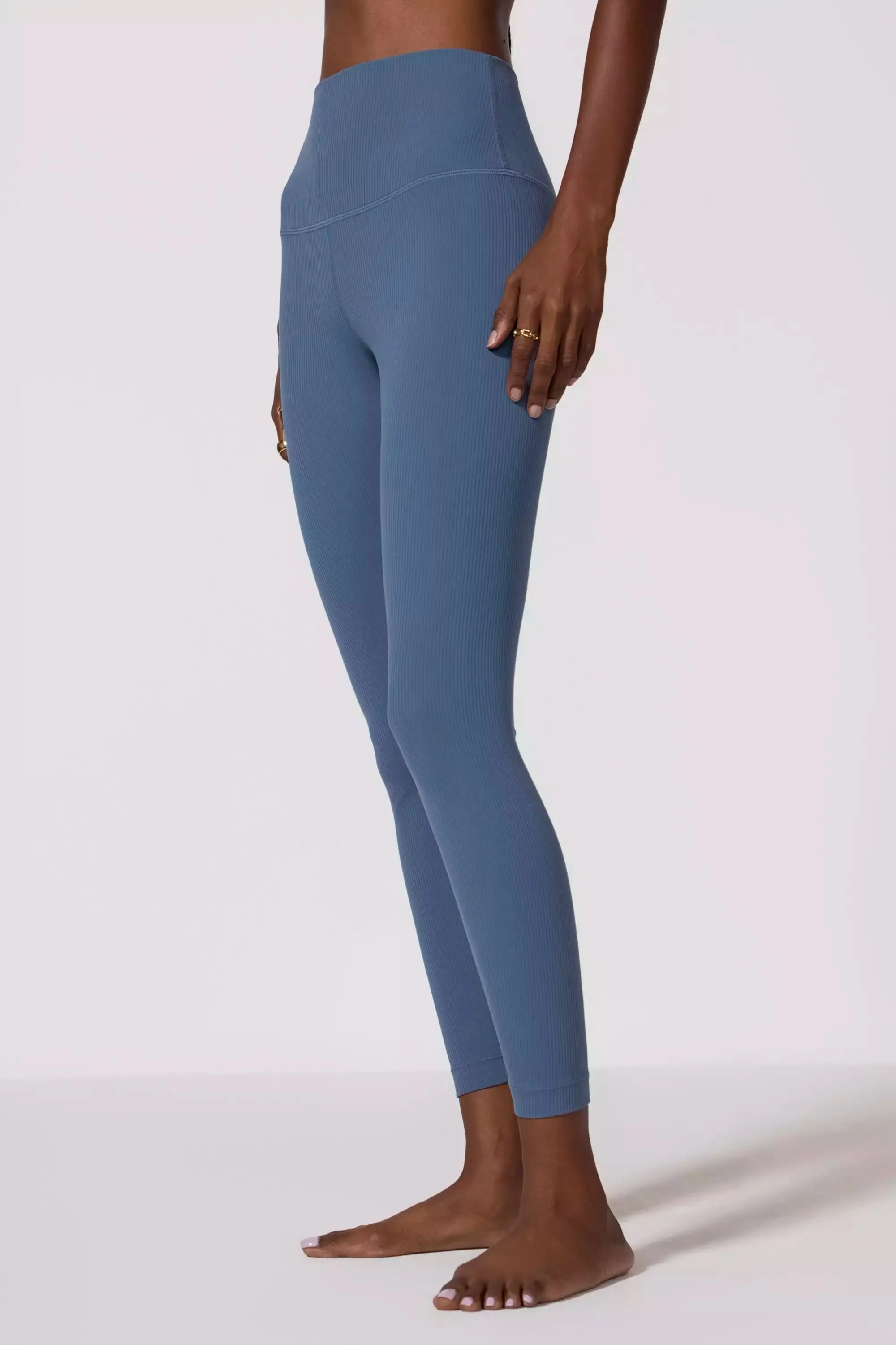 Ribbed Legging - Petrol Blue sold by MPG product image thumbnail 4