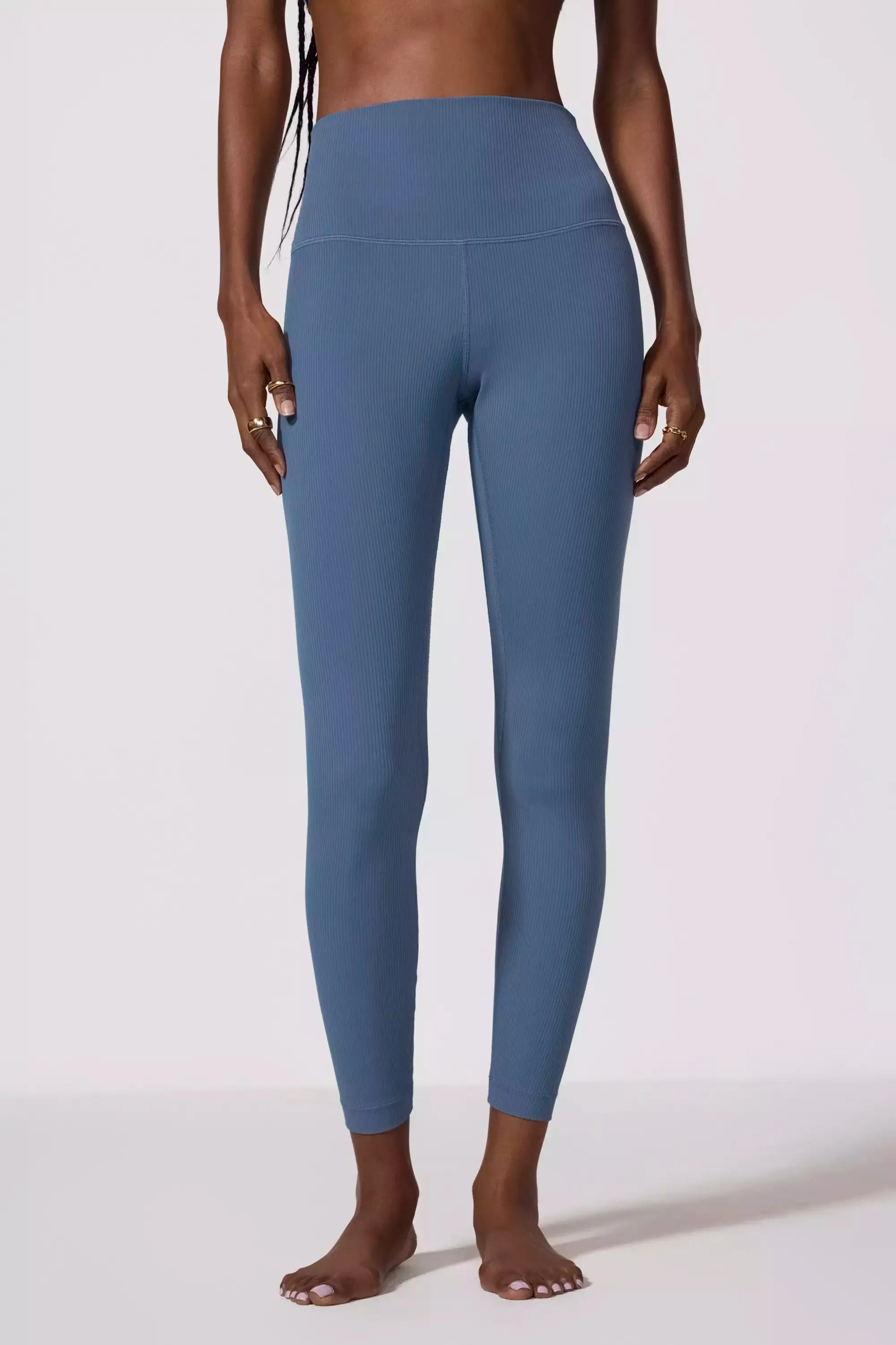 Ribbed Legging - Petrol Blue sold by MPG product image thumbnail 2