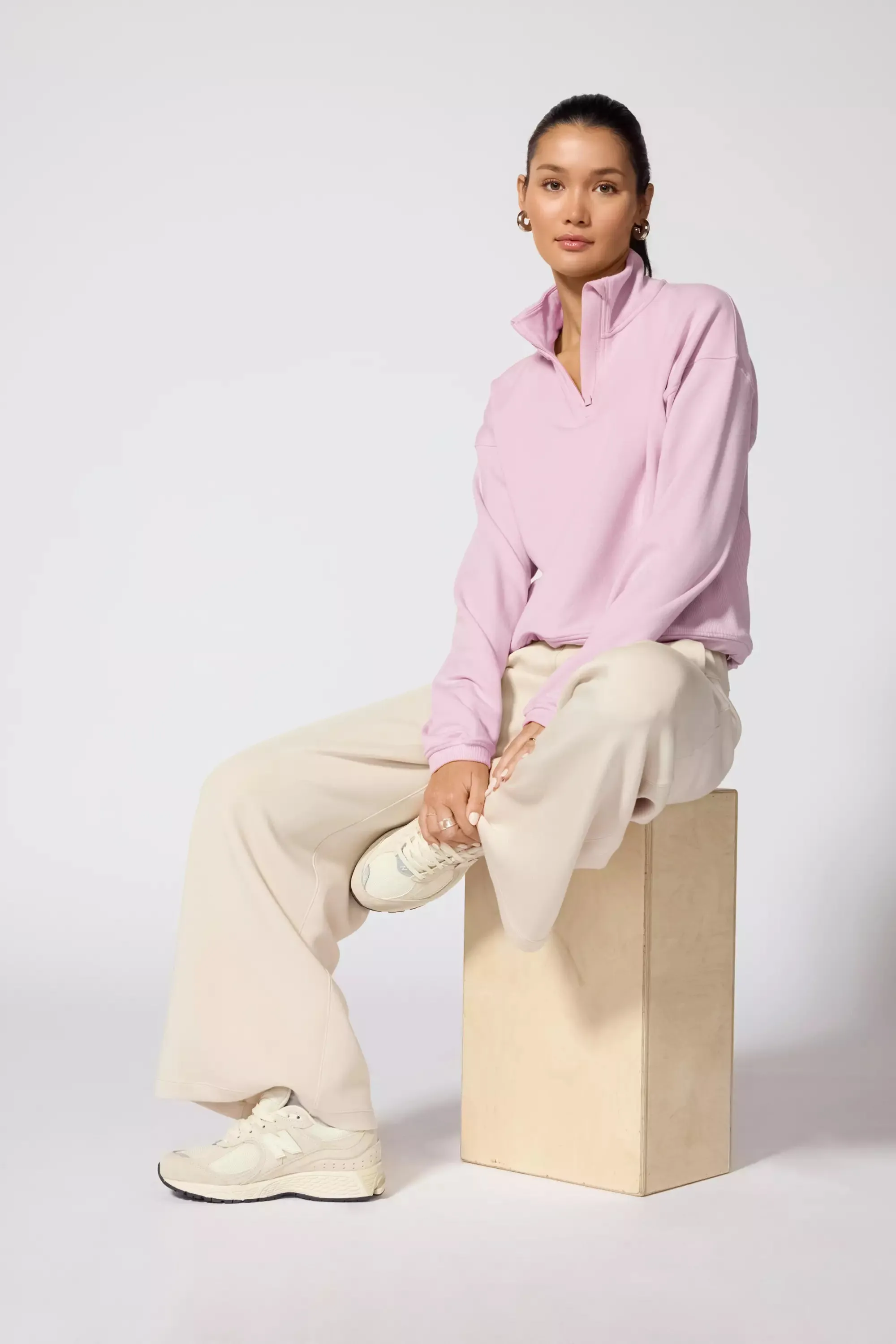 Serenity 1/4 Zip - Fragrant Lilac sold by MPG