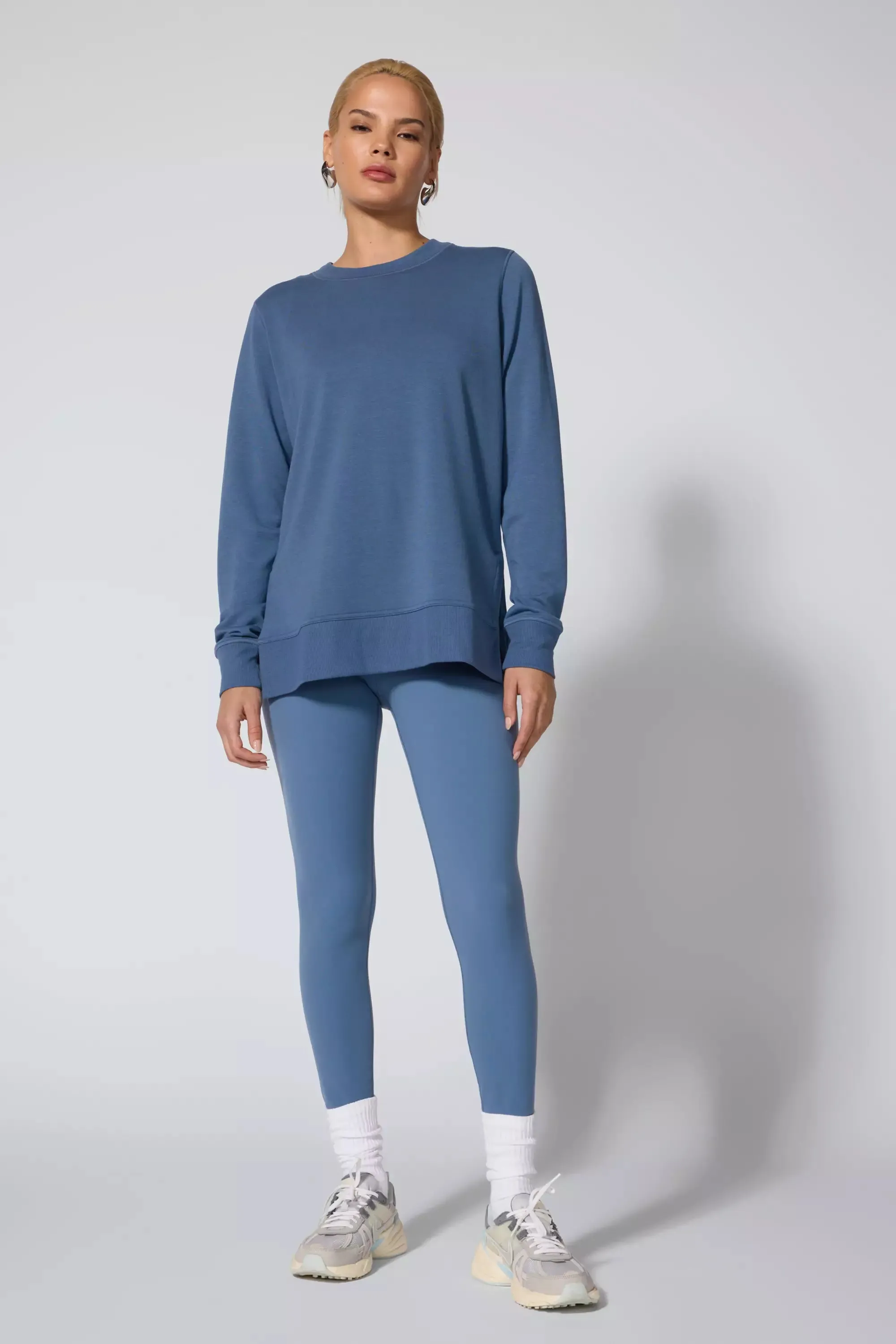 Modal Fleece Relaxed Pullover - Petrol Blue sold by MPG product image thumbnail 5