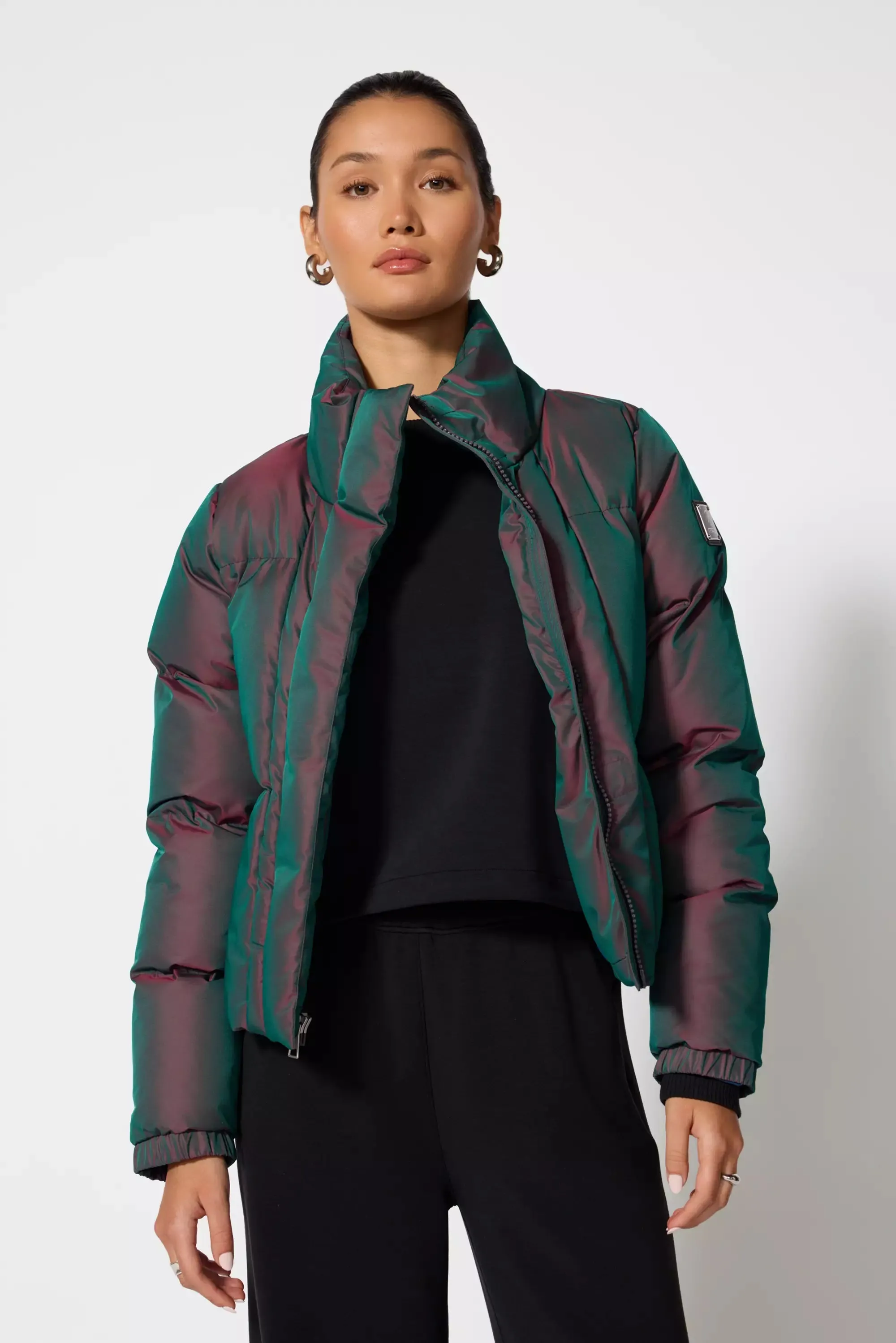 Aurora Cropped Puffer - Northern Lights sold by MPG product image thumbnail 2