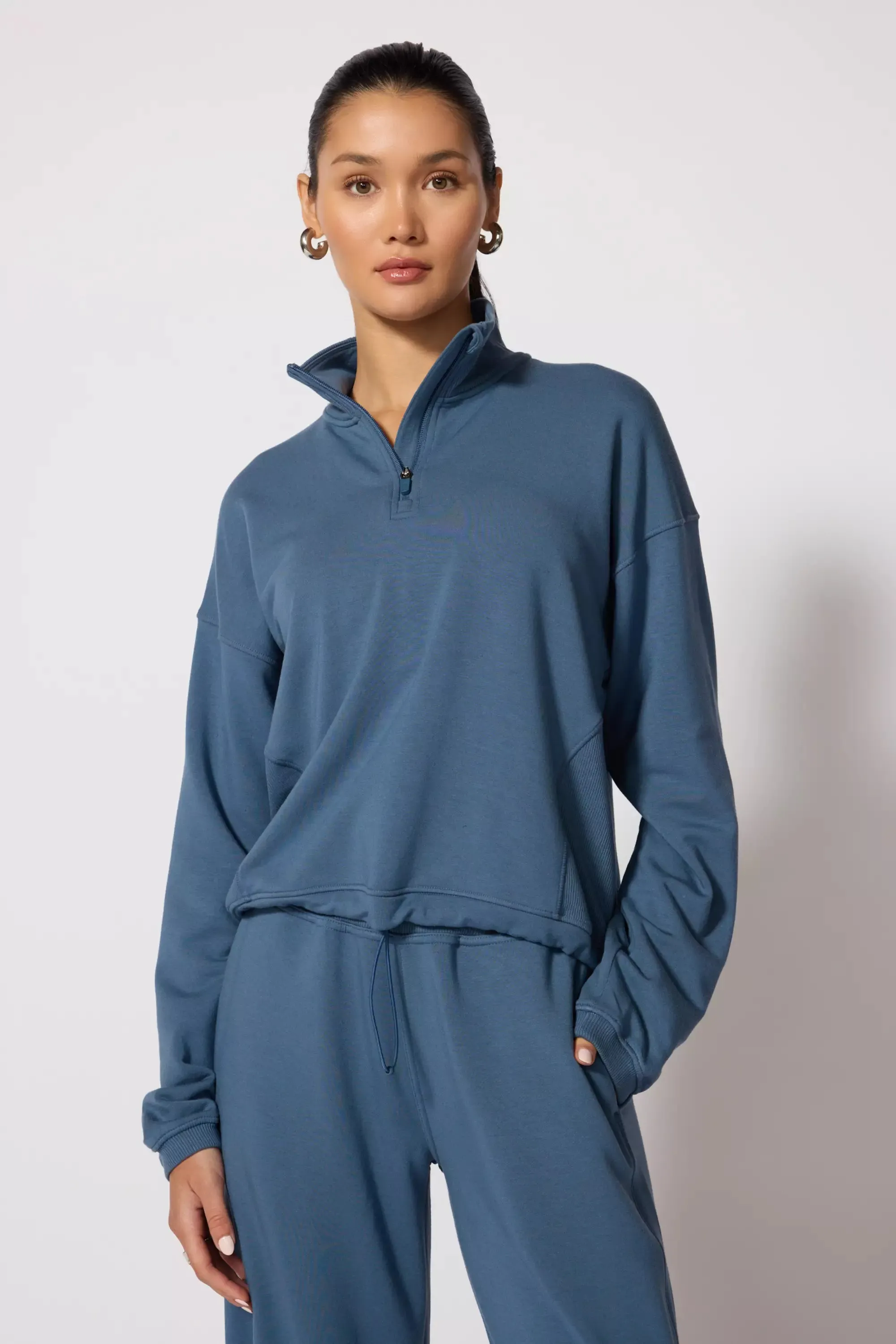 Serenity 1/4 Zip - Petrol Blue sold by MPG product image thumbnail 2