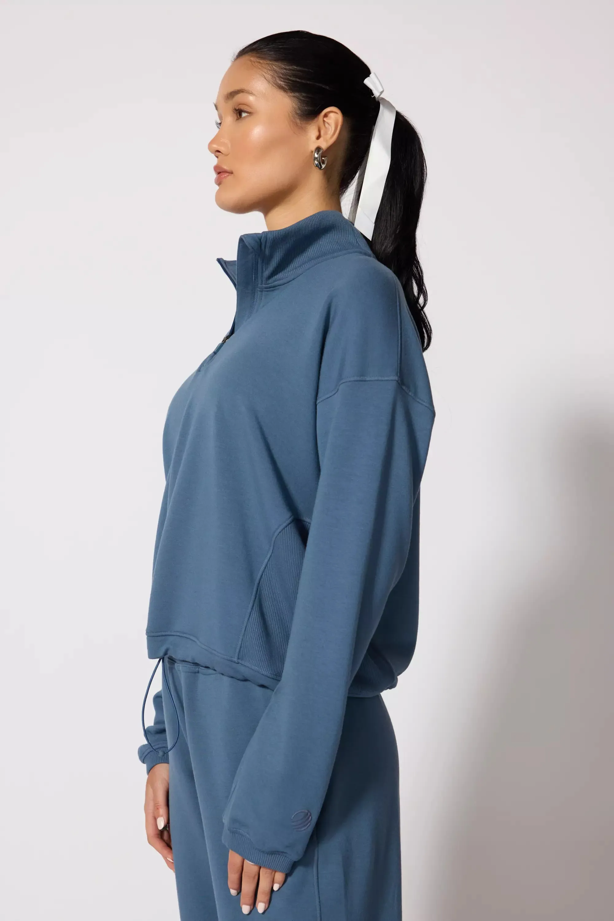 Serenity 1/4 Zip - Petrol Blue sold by MPG product image thumbnail 4