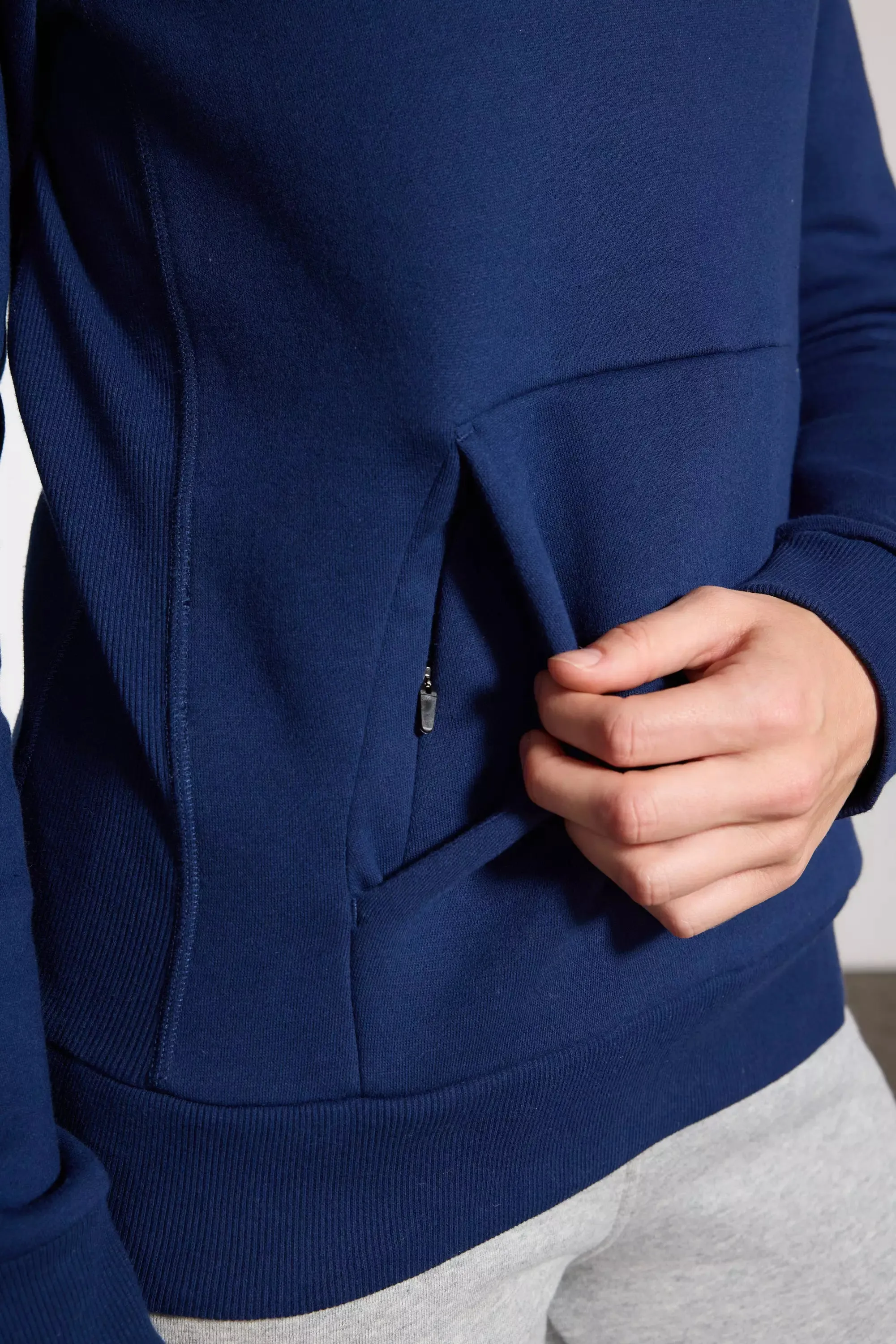 Comfort Fleece Pullover Hoodie - Navy sold by MPG product image thumbnail 5