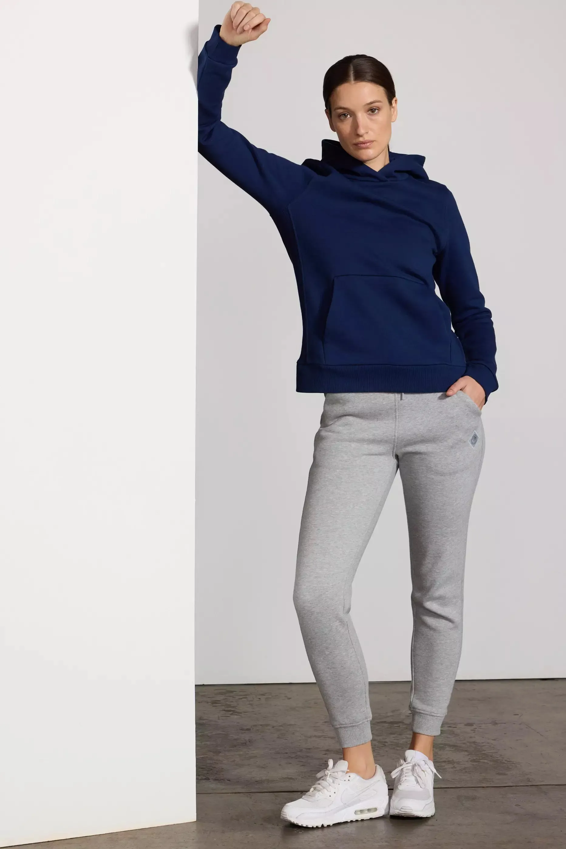 Comfort Fleece Pullover Hoodie - Navy sold by MPG product image thumbnail 2