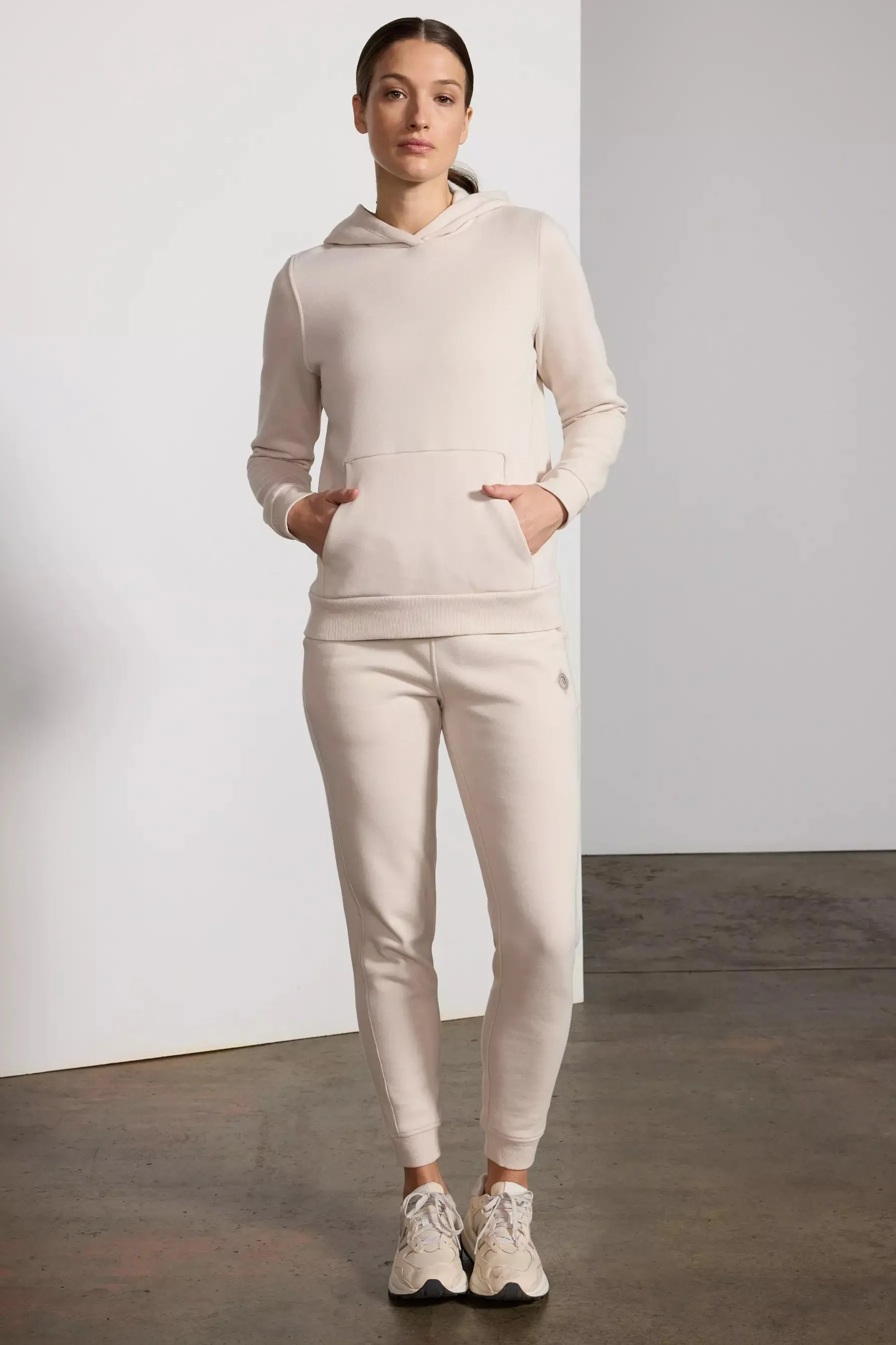 Comfort Fleece Pullover Hoodie - Stone sold by MPG product image thumbnail 2