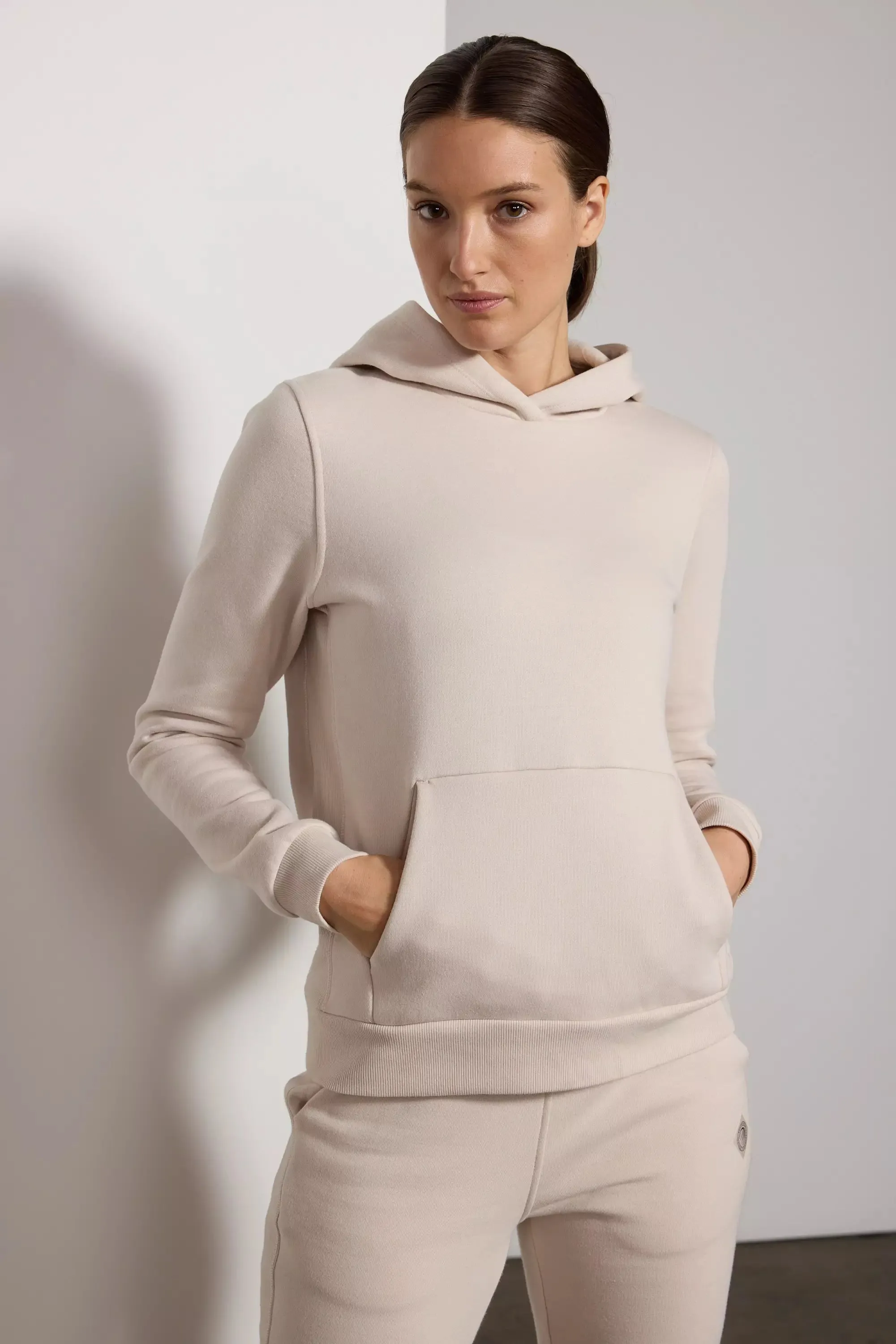 Comfort Fleece Pullover Hoodie - Stone sold by MPG