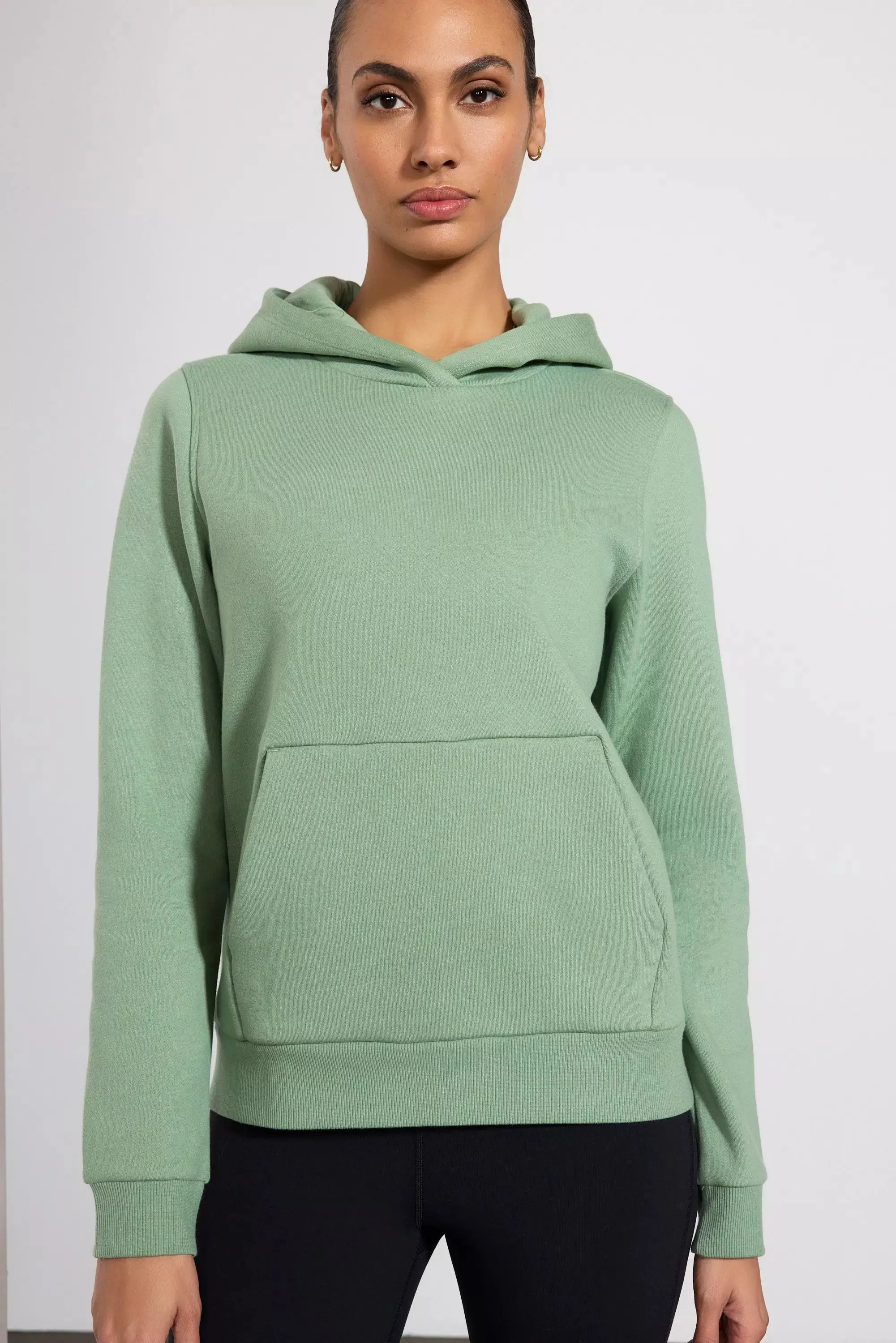 Comfort Fleece Pullover Hoodie - Hedge Green sold by MPG product image thumbnail 4