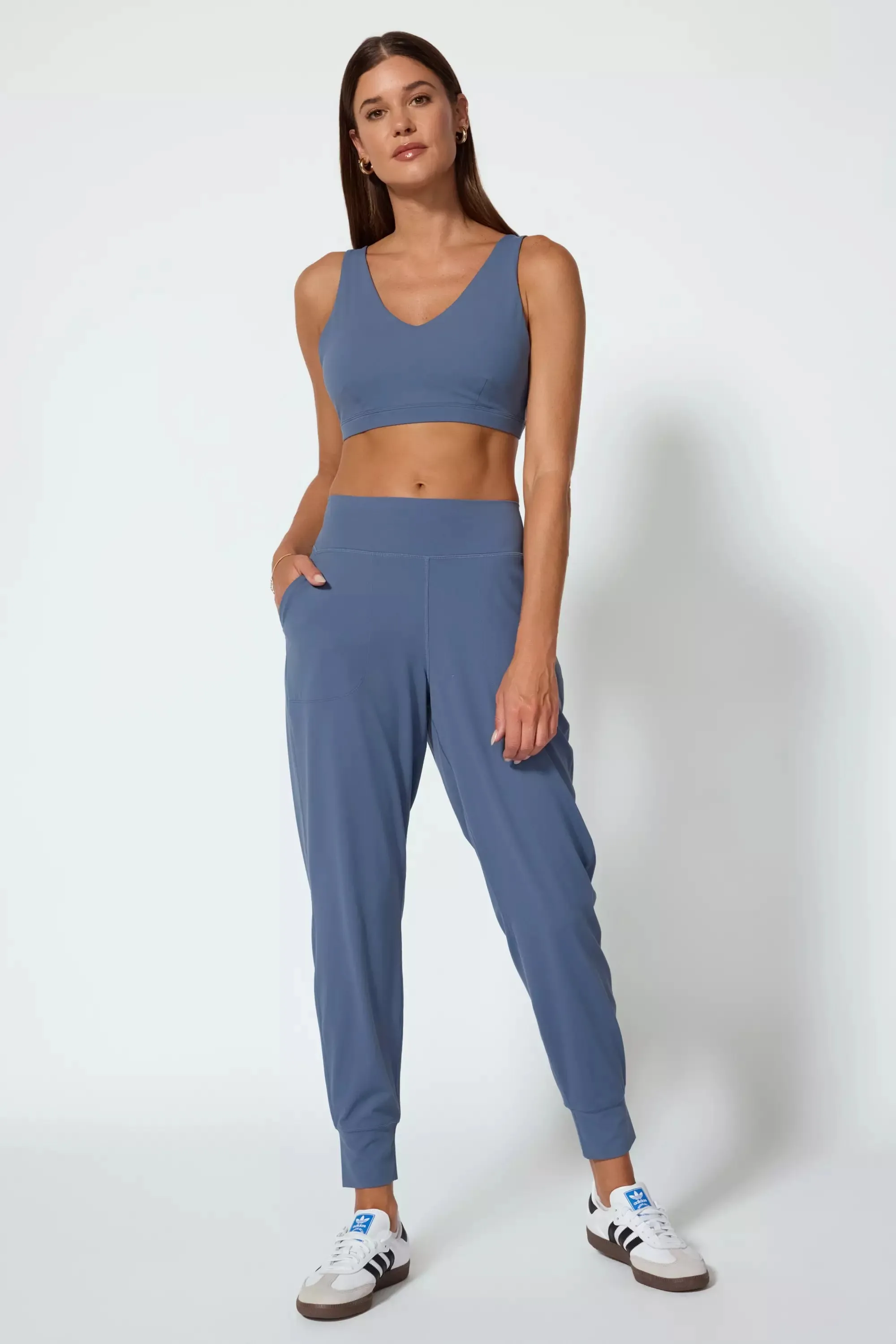 Vital Strappy Back Bra - Petrol Blue sold by MPG product image thumbnail 2