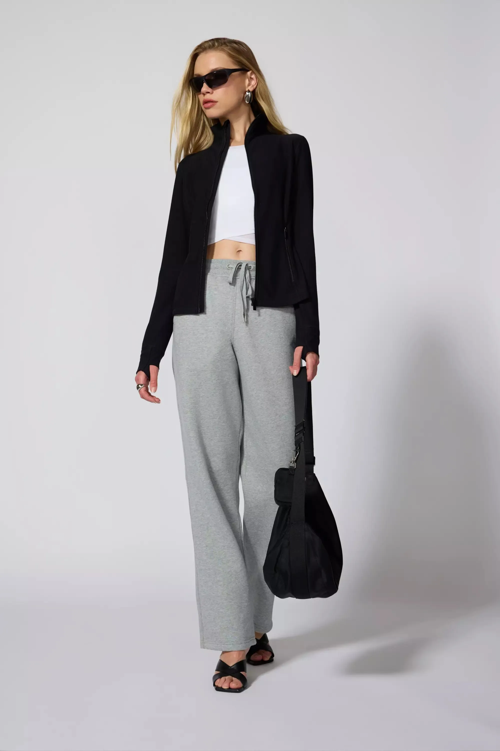 Pace Wrap Long Sleeve Tee - White sold by MPG product image thumbnail 2