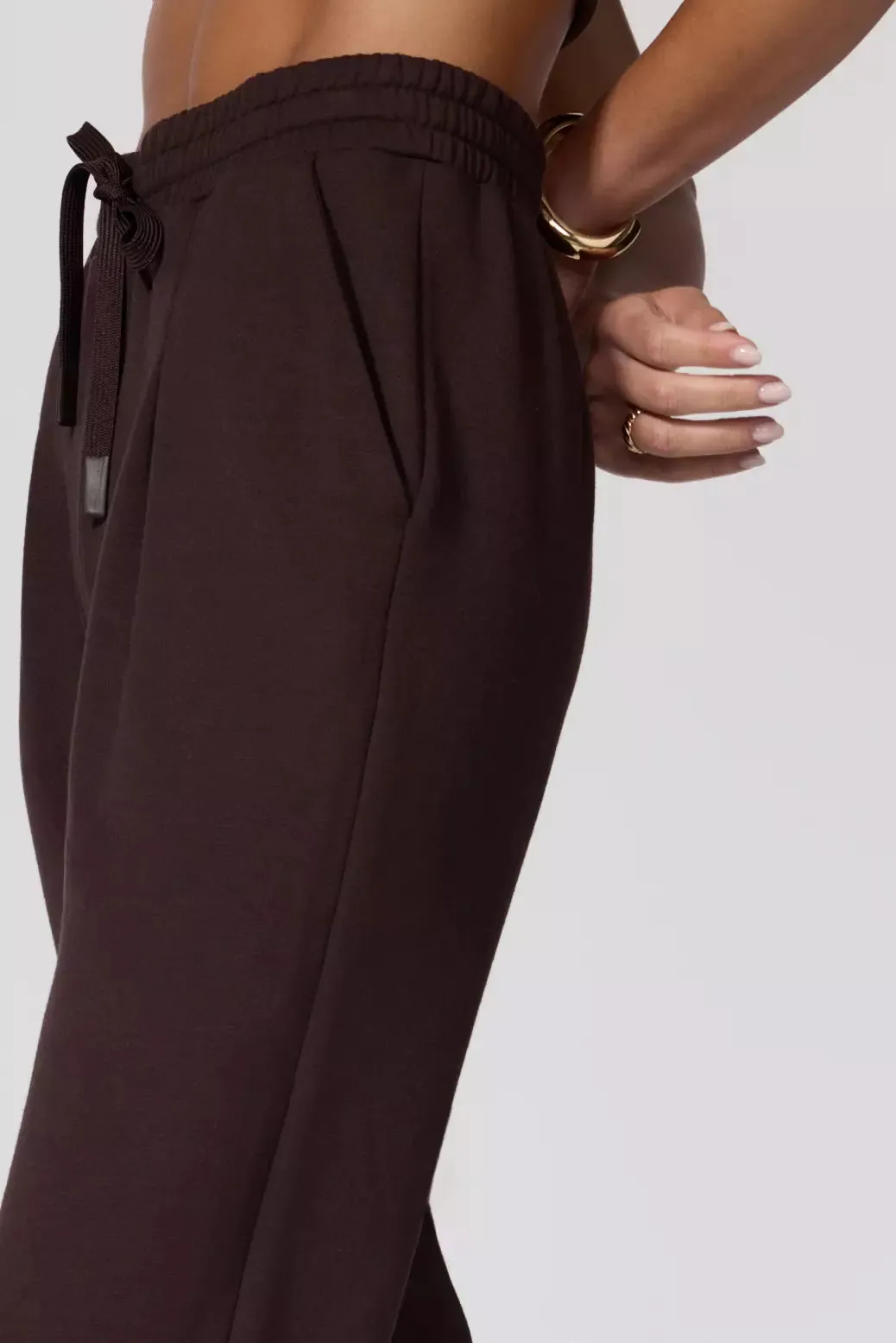 Modal Fleece Jogger - Chocolate Brown sold by MPG product image thumbnail 5