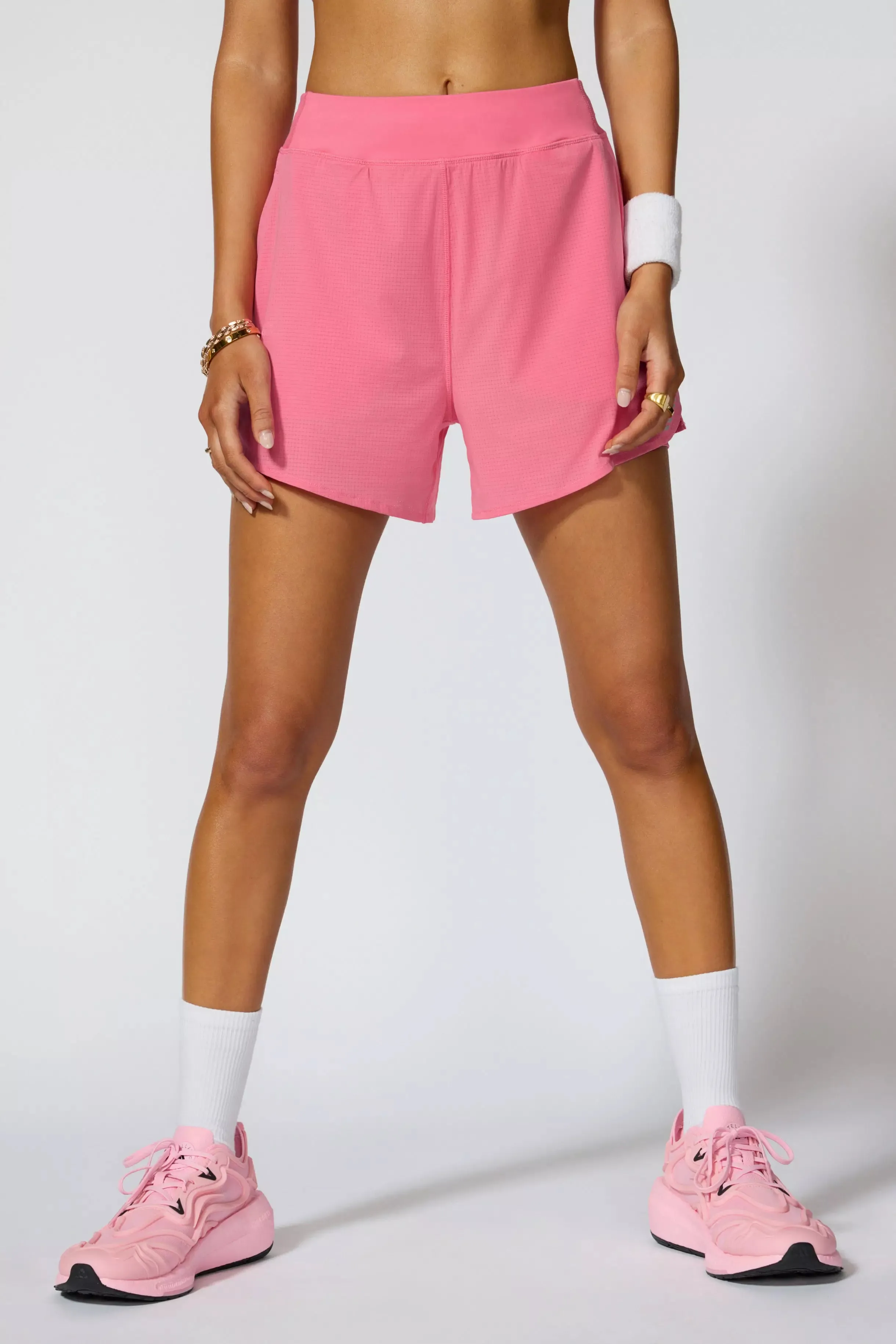 Glide High Waisted Run Short - Sangria Sunset sold by MPG product image thumbnail 4