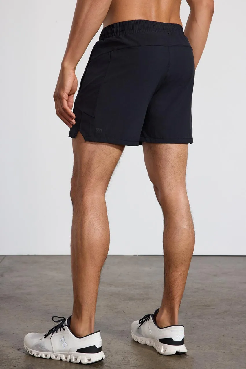 Stride Swim / Sweat Short with Liner - 5" - Black/Primrose sold by MPG product image thumbnail 3
