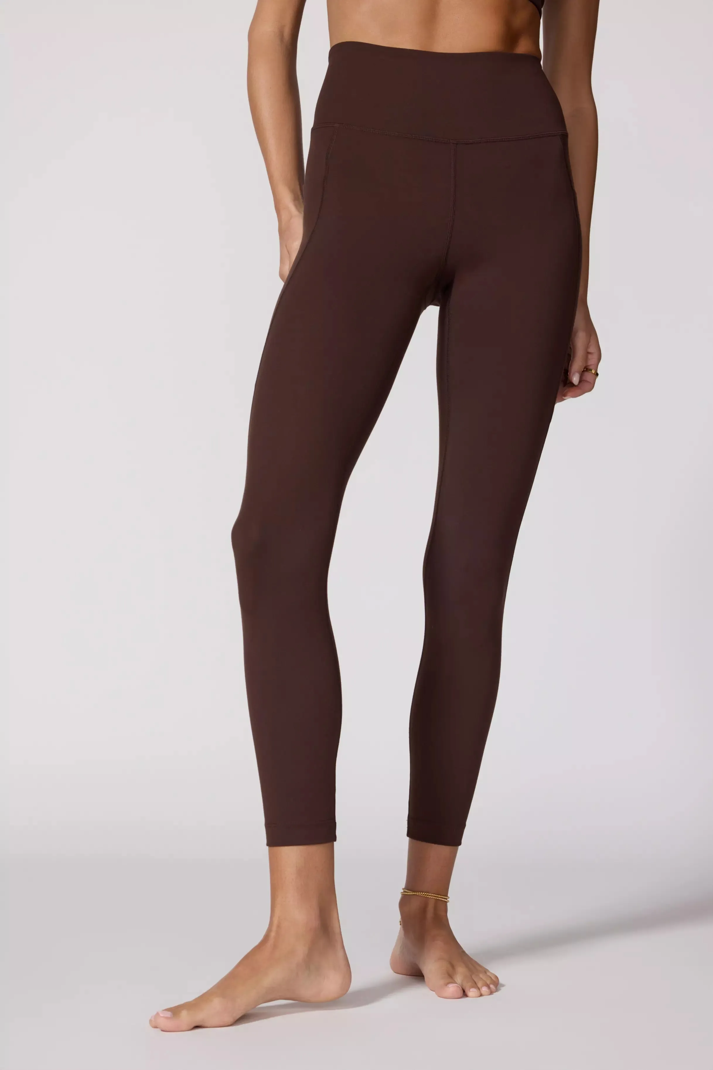 Velocity Legging With Pocket - Chocolate Brown sold by MPG
