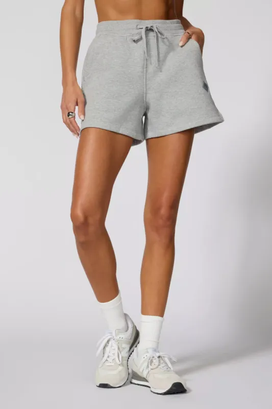 Comfort Fleece Short - Htr Concrete sold by MPG