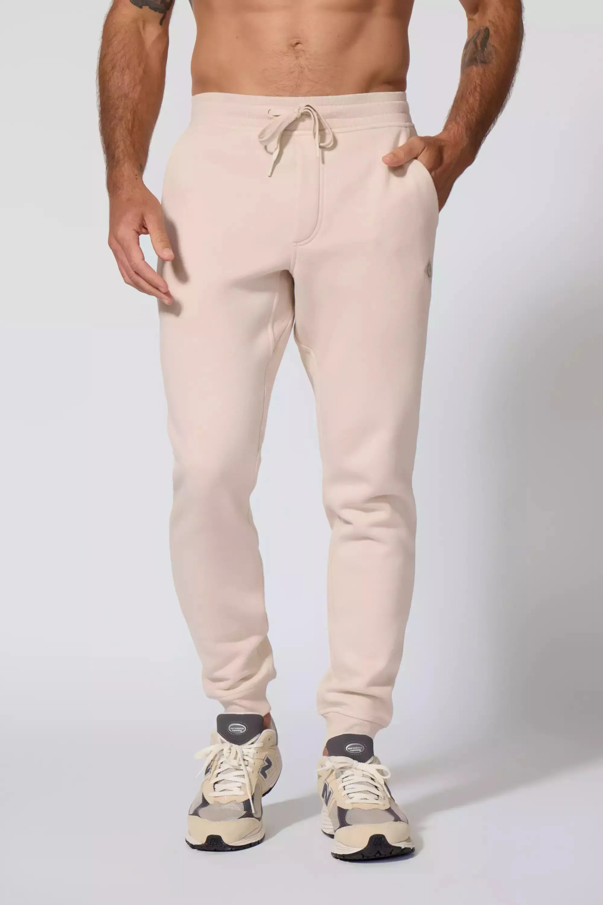 Comfort Men's Fleece Jogger - Stone sold by MPG