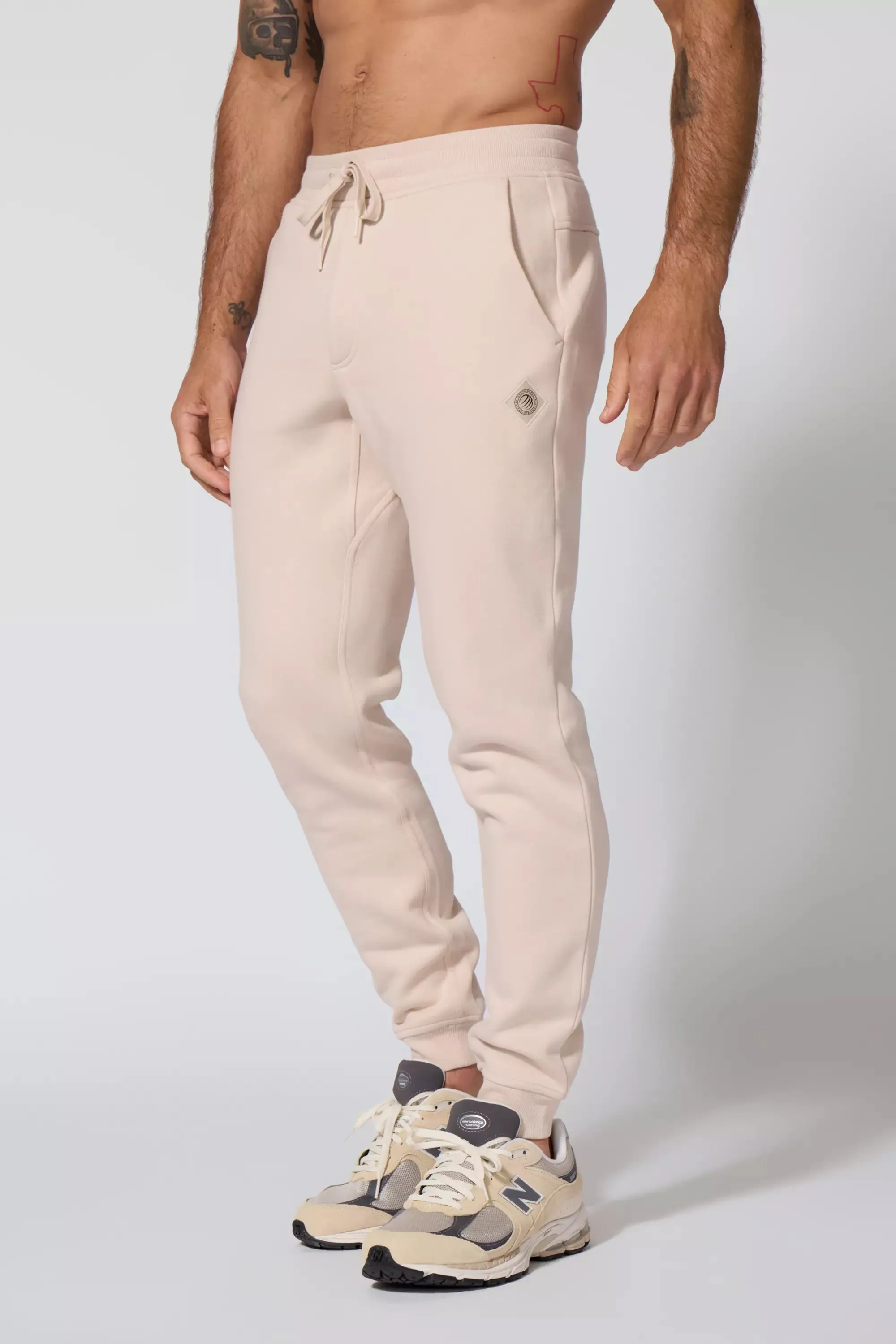 Comfort Men's Fleece Jogger - Stone sold by MPG product image thumbnail 3