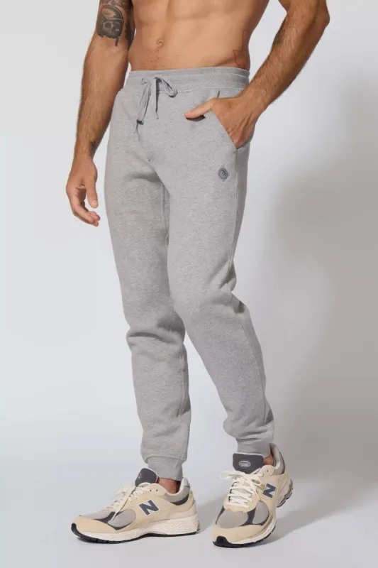 Comfort Men's Fleece Jogger - Htr Concrete sold by MPG