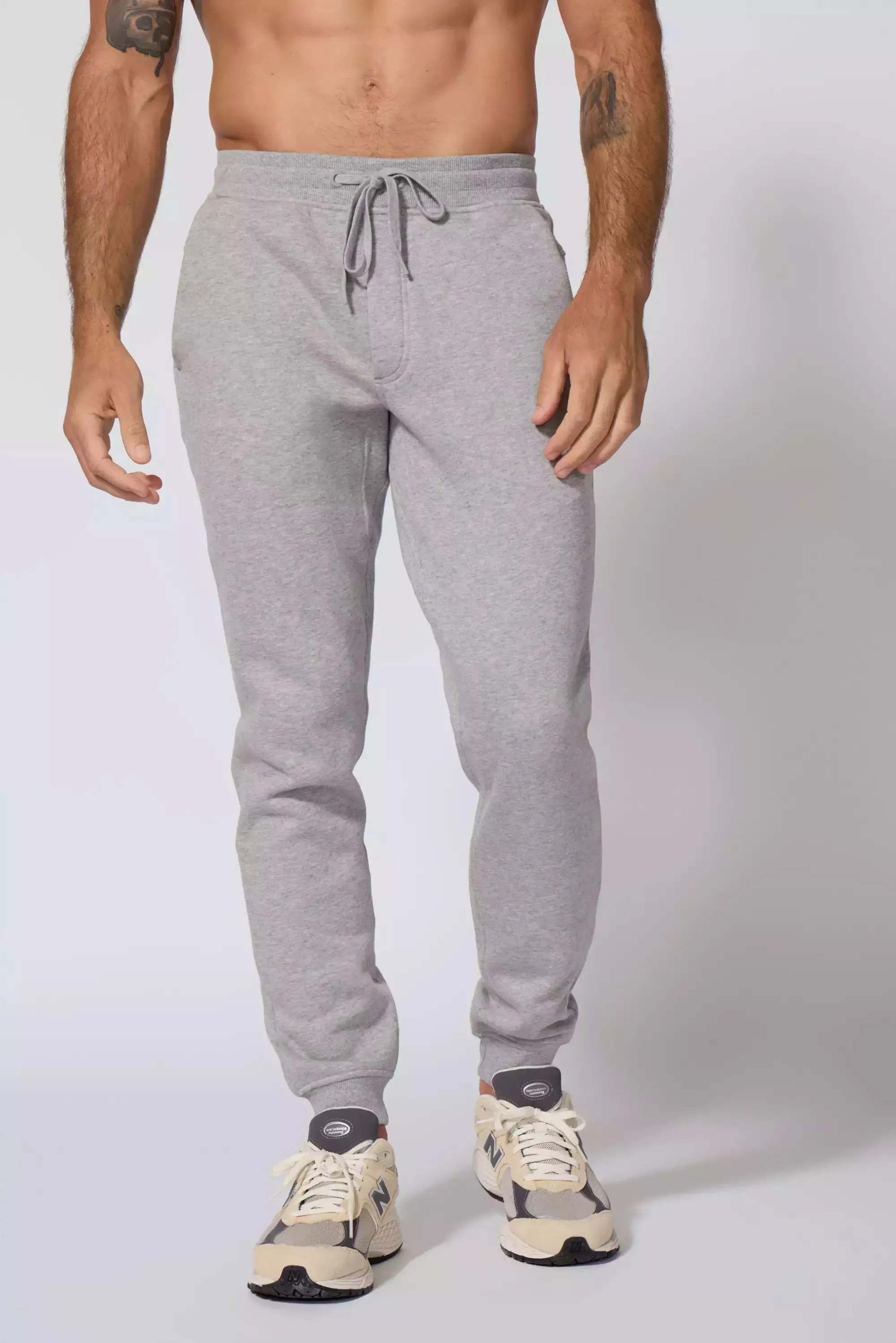 Comfort Men's Fleece Jogger - Htr Concrete sold by MPG product image thumbnail 3