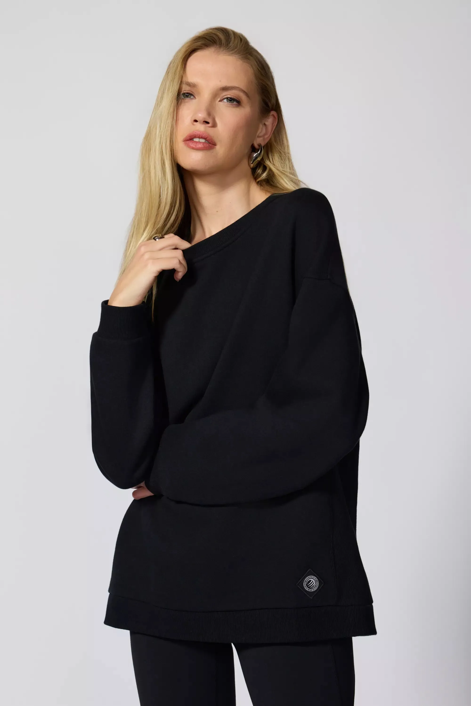 Comfort Fleece Relaxed Sweatshirt - Black sold by MPG product image thumbnail 5