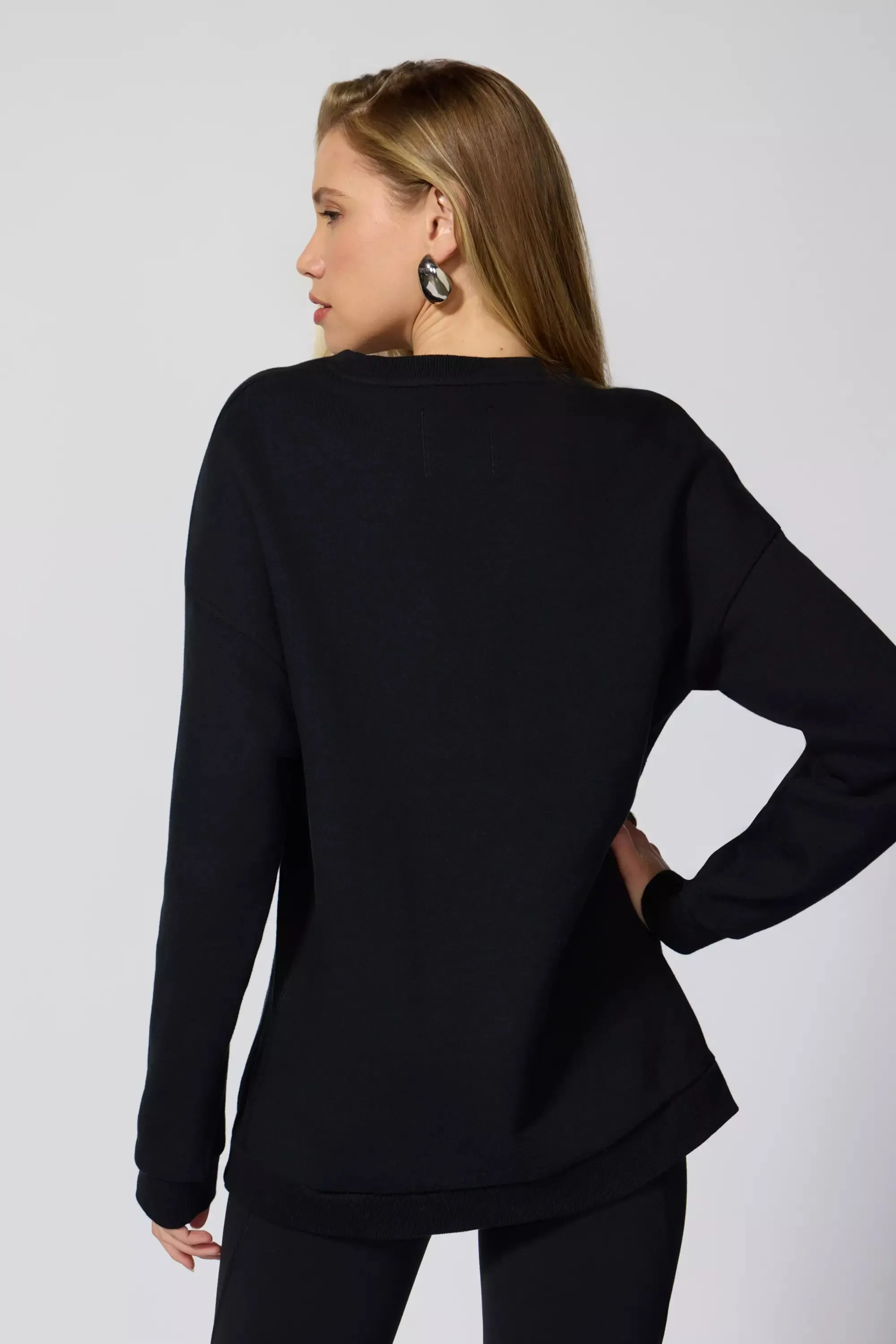 Comfort Fleece Relaxed Sweatshirt - Black sold by MPG product image thumbnail 3