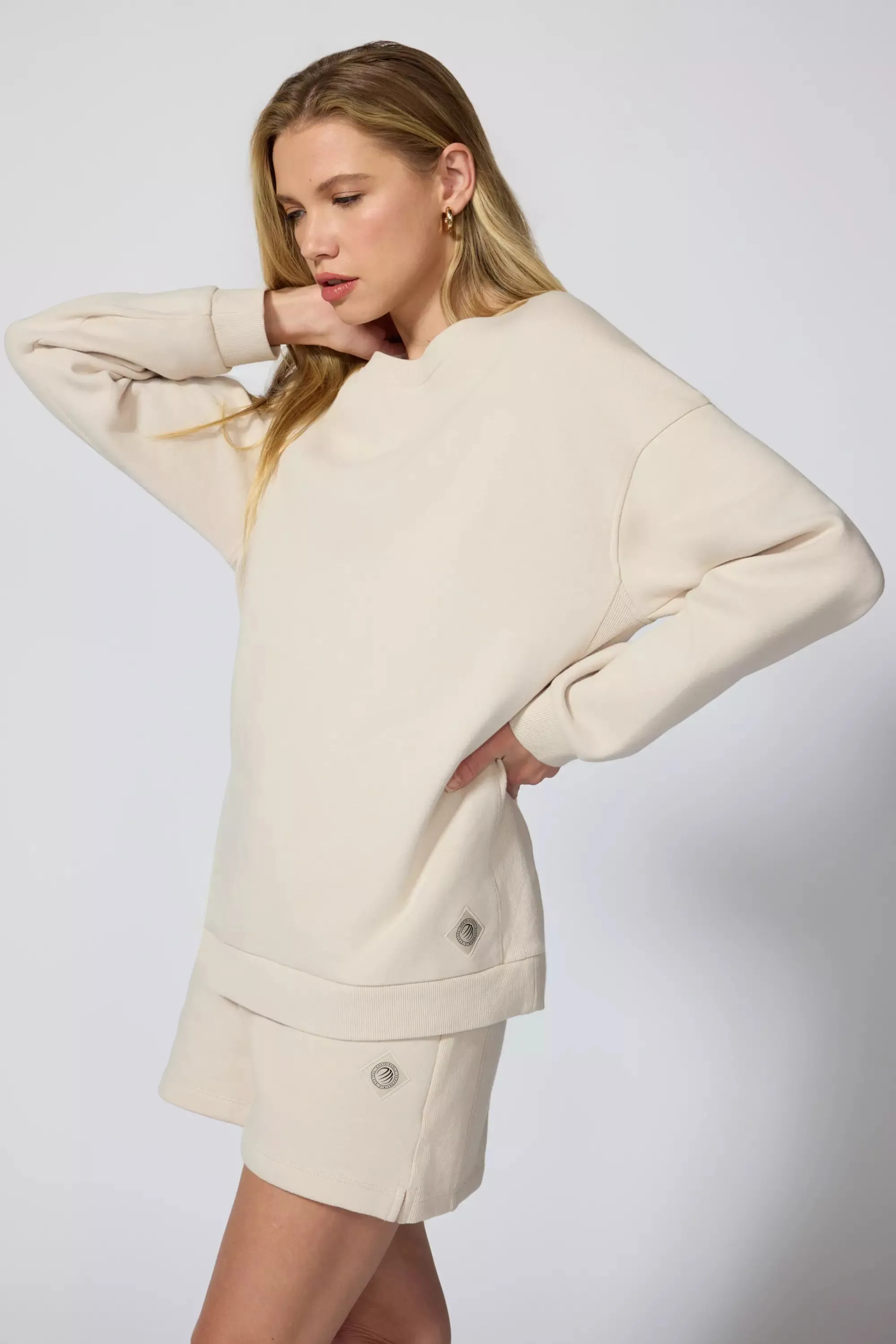 Comfort Fleece Relaxed Sweatshirt - Stone sold by MPG product image thumbnail 3