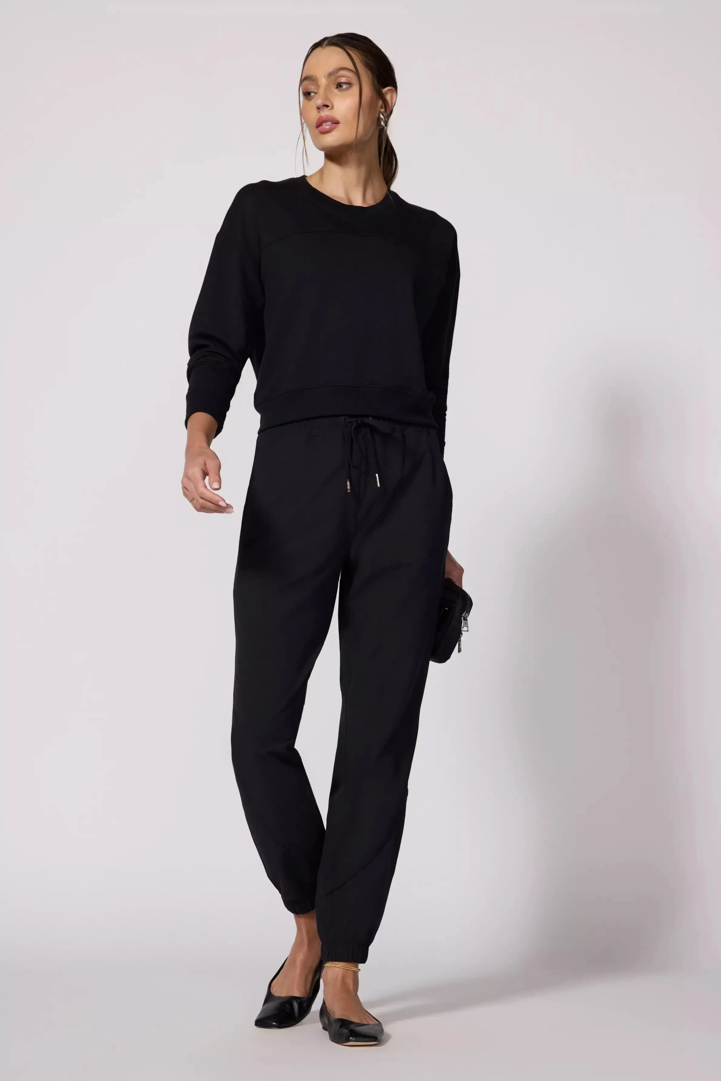 Modal Fleece Pullover - Black sold by MPG product image thumbnail 2