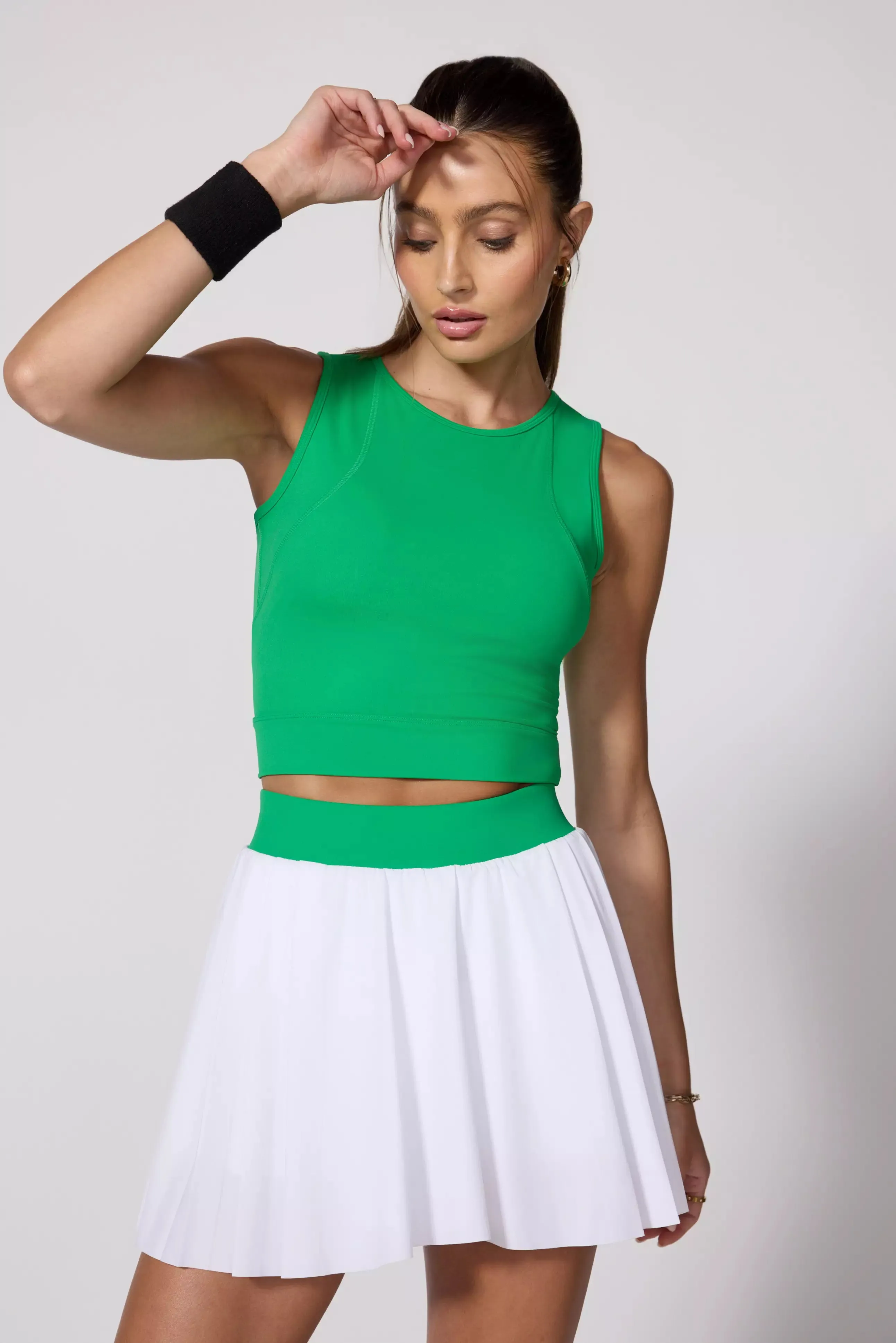 Vital Cropped Tank - Fern Green sold by MPG product image thumbnail 5