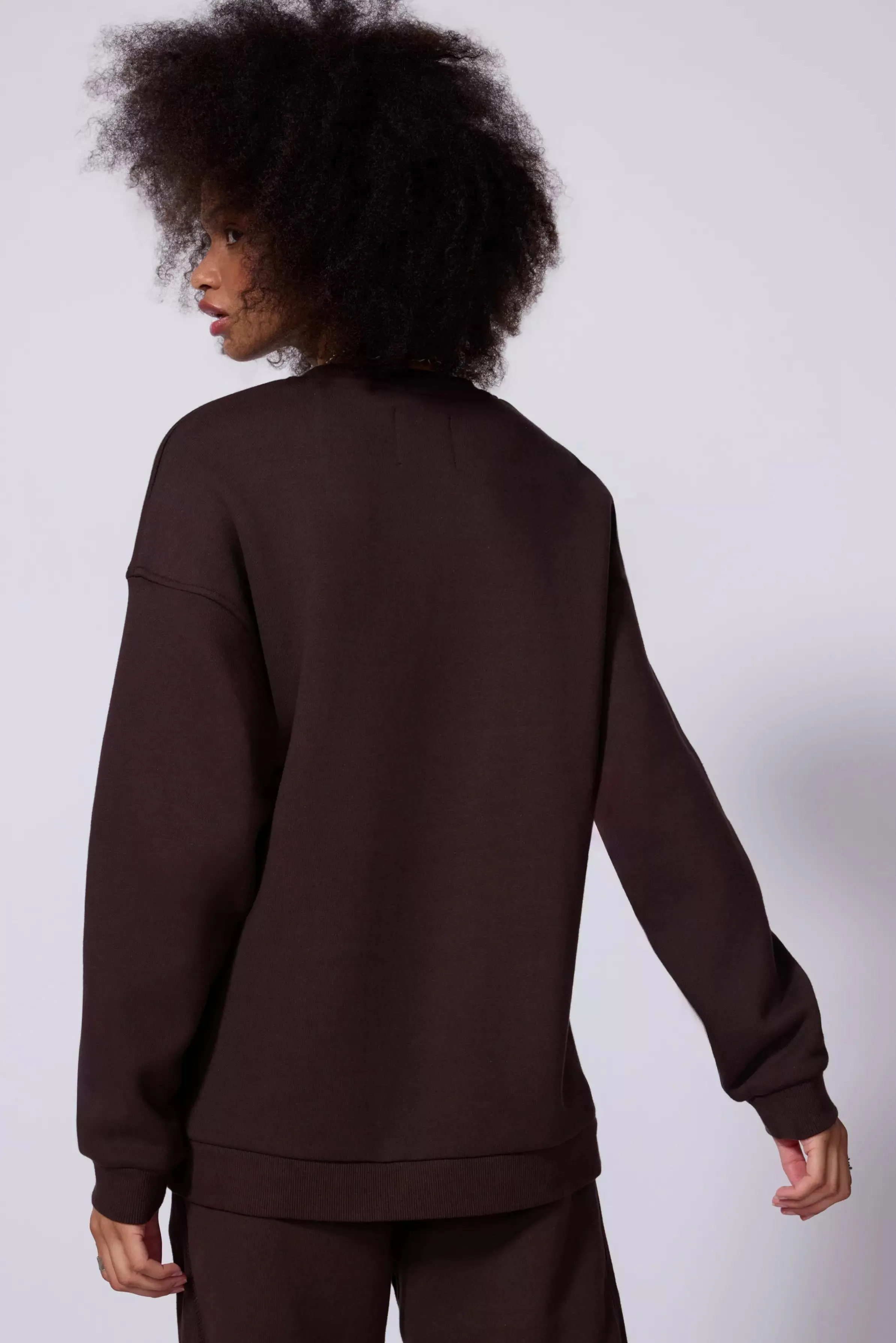 Comfort Fleece Relaxed Sweatshirt - Chocolate Brown sold by MPG product image thumbnail 3