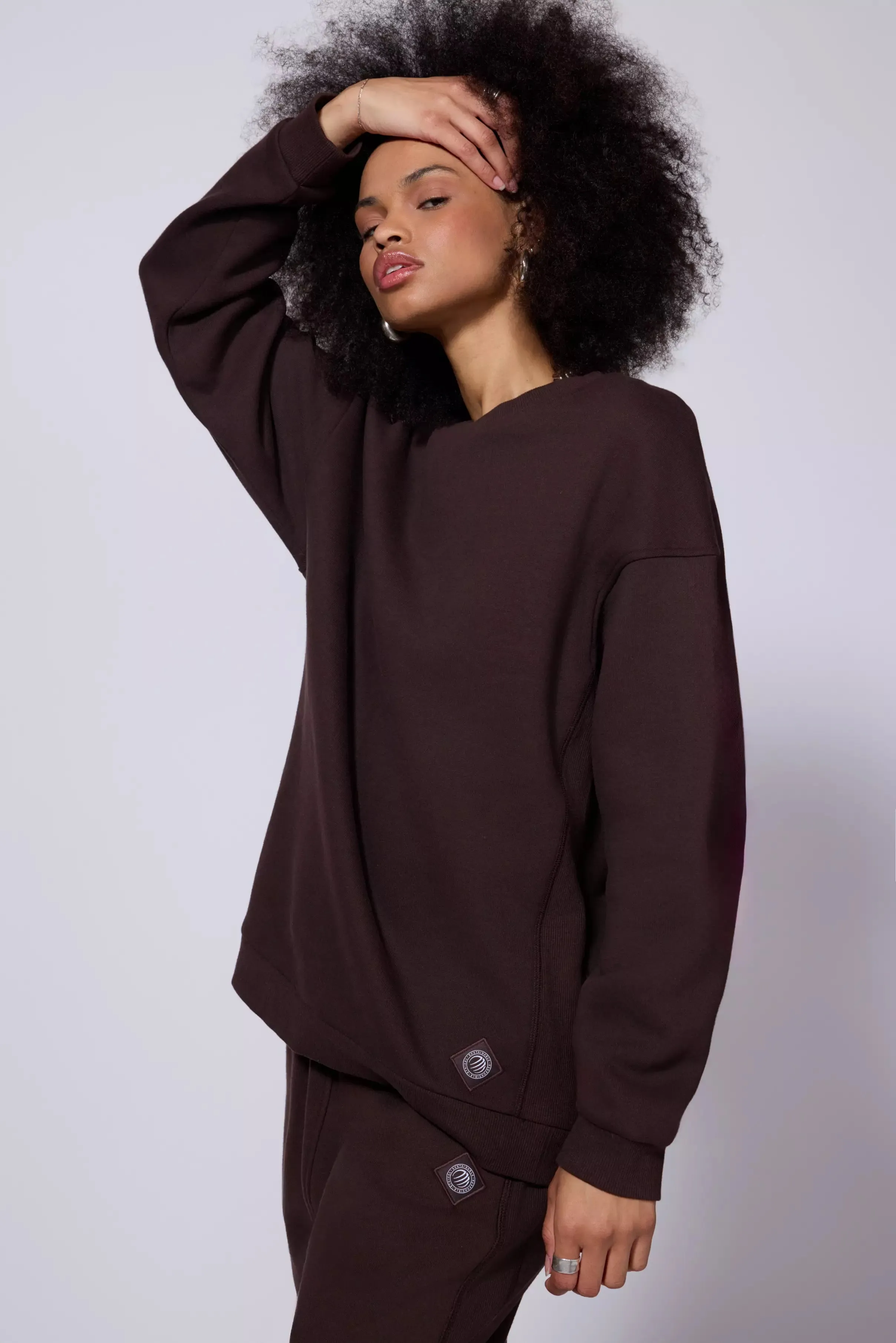 Comfort Fleece Relaxed Sweatshirt - Chocolate Brown sold by MPG product image thumbnail 5