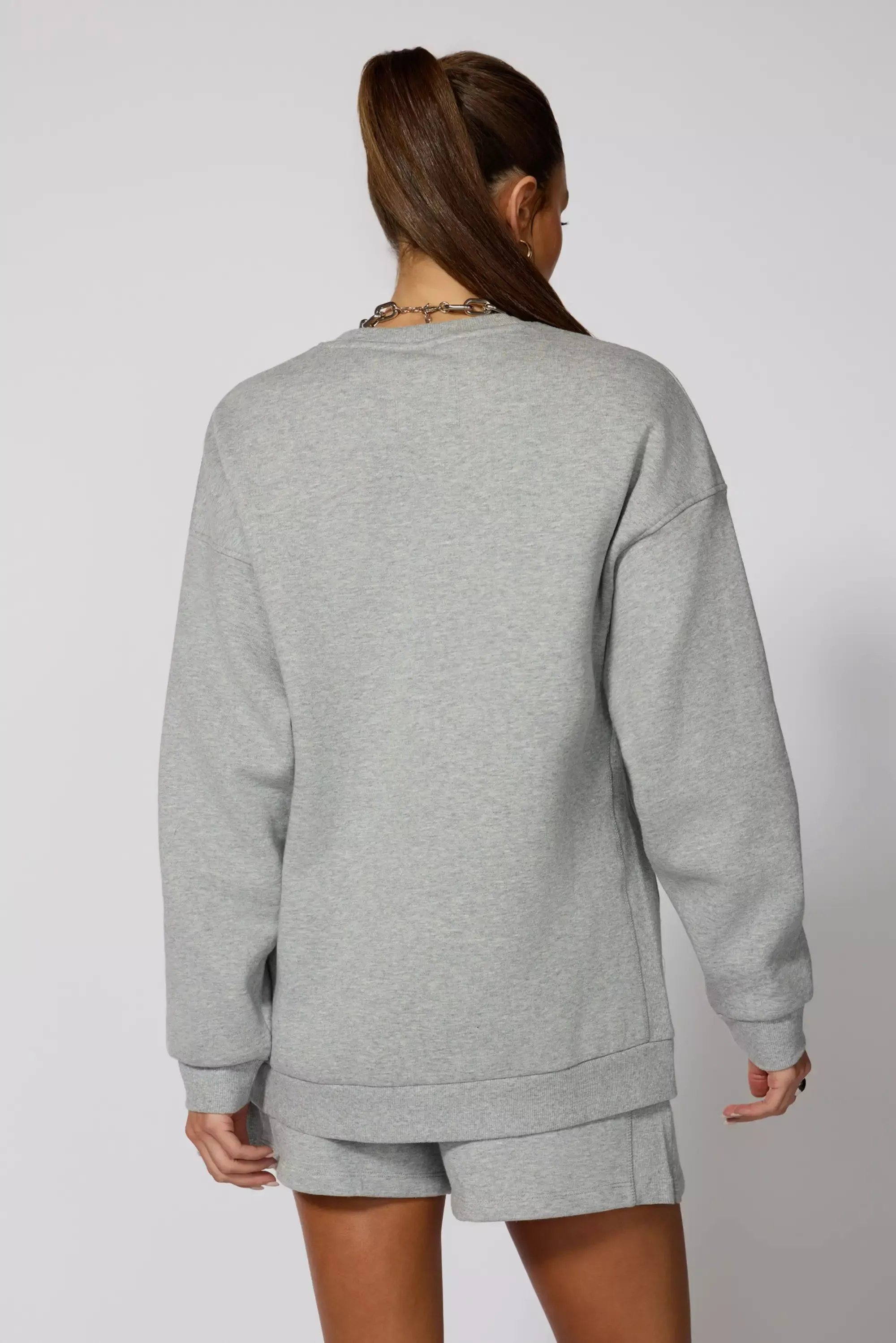 Comfort Fleece Relaxed Sweatshirt - Htr Concrete sold by MPG product image thumbnail 5