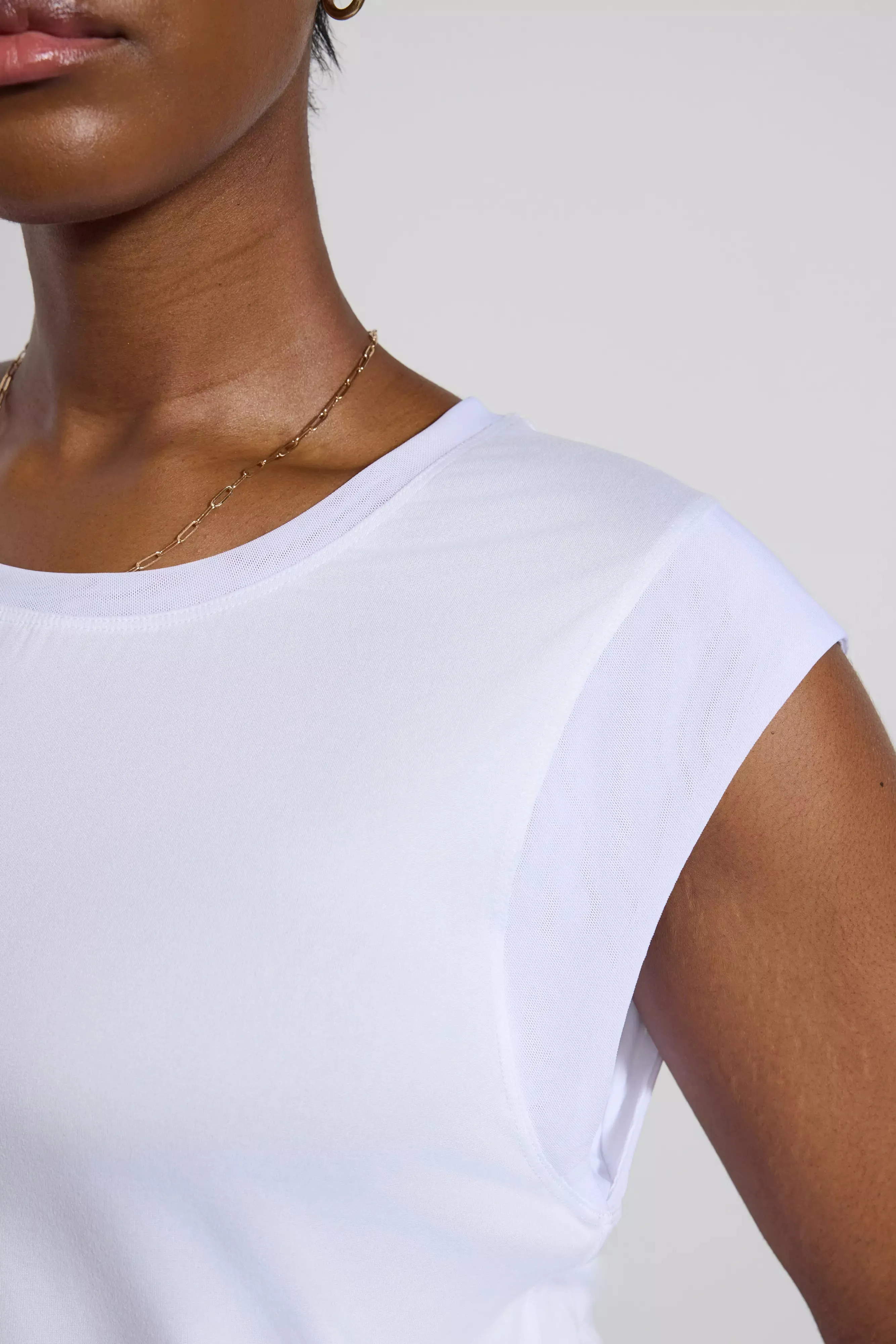 Pace Relaxed Fit Tee - White sold by MPG product image thumbnail 5