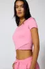 Pace Wrap Tee - Sachet Pink sold by MPG