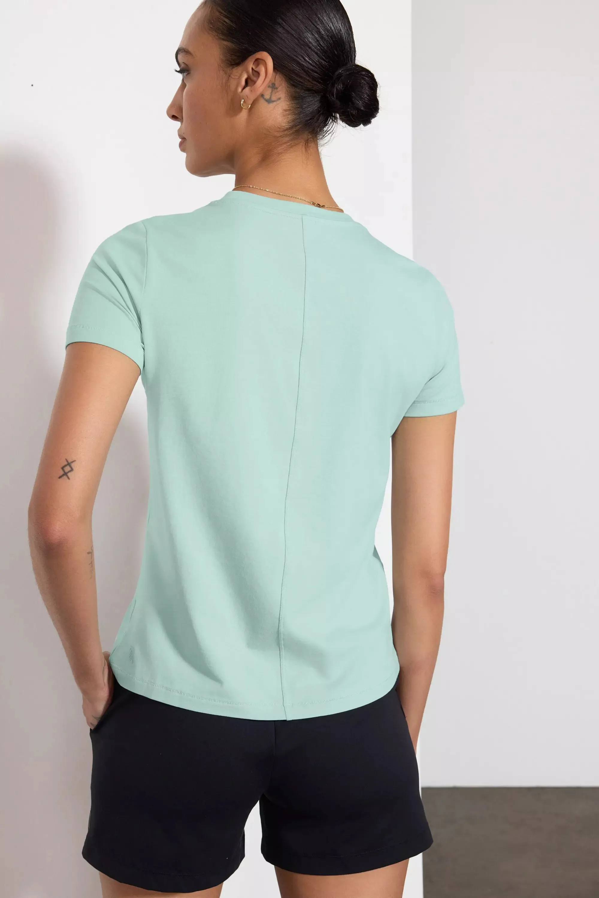 Pima Cotton Classic Fit Tee - Blue Haze sold by MPG product image thumbnail 3