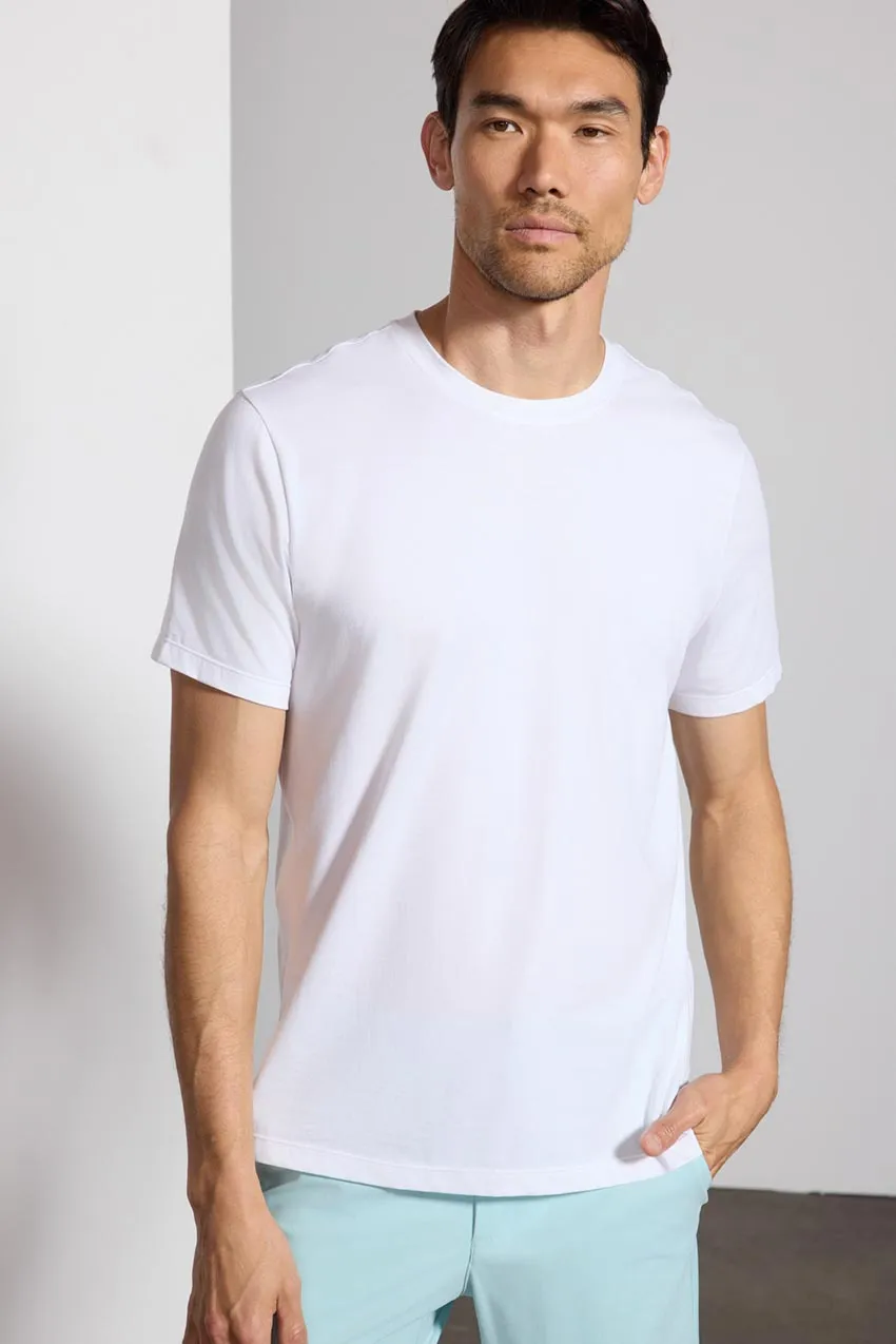 Pima Cotton Tee - White sold by MPG