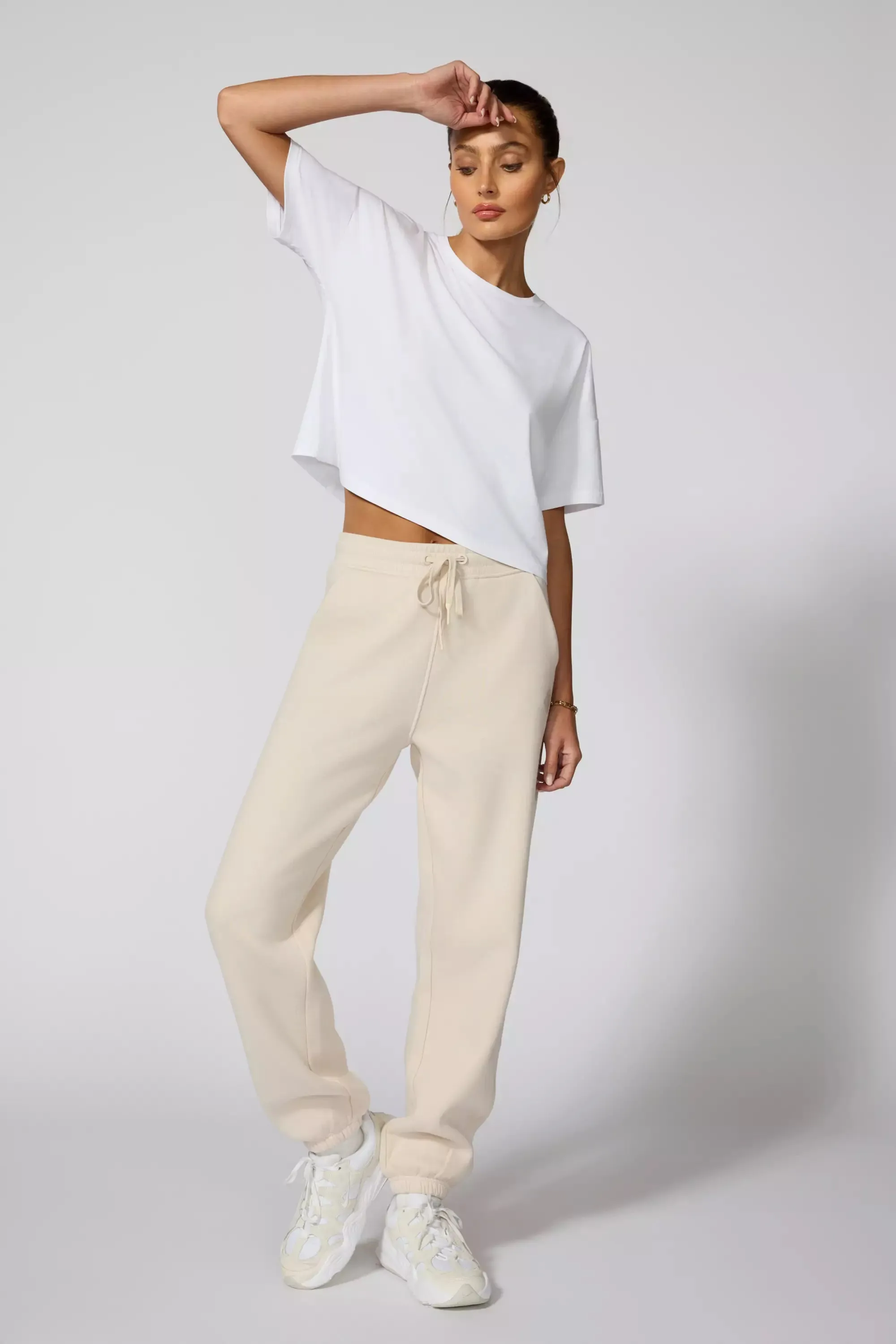 Pima Cotton Boyfriend Tee - White sold by MPG product image thumbnail 2