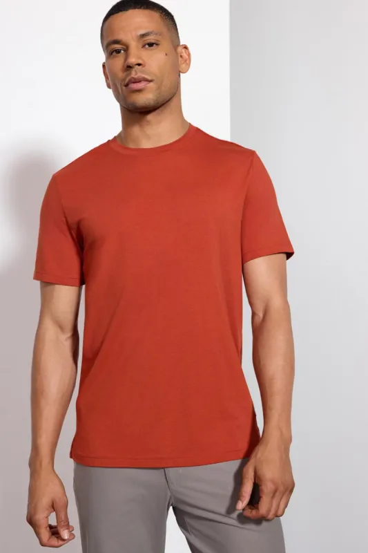 Pima Cotton Tee - Habanero sold by MPG