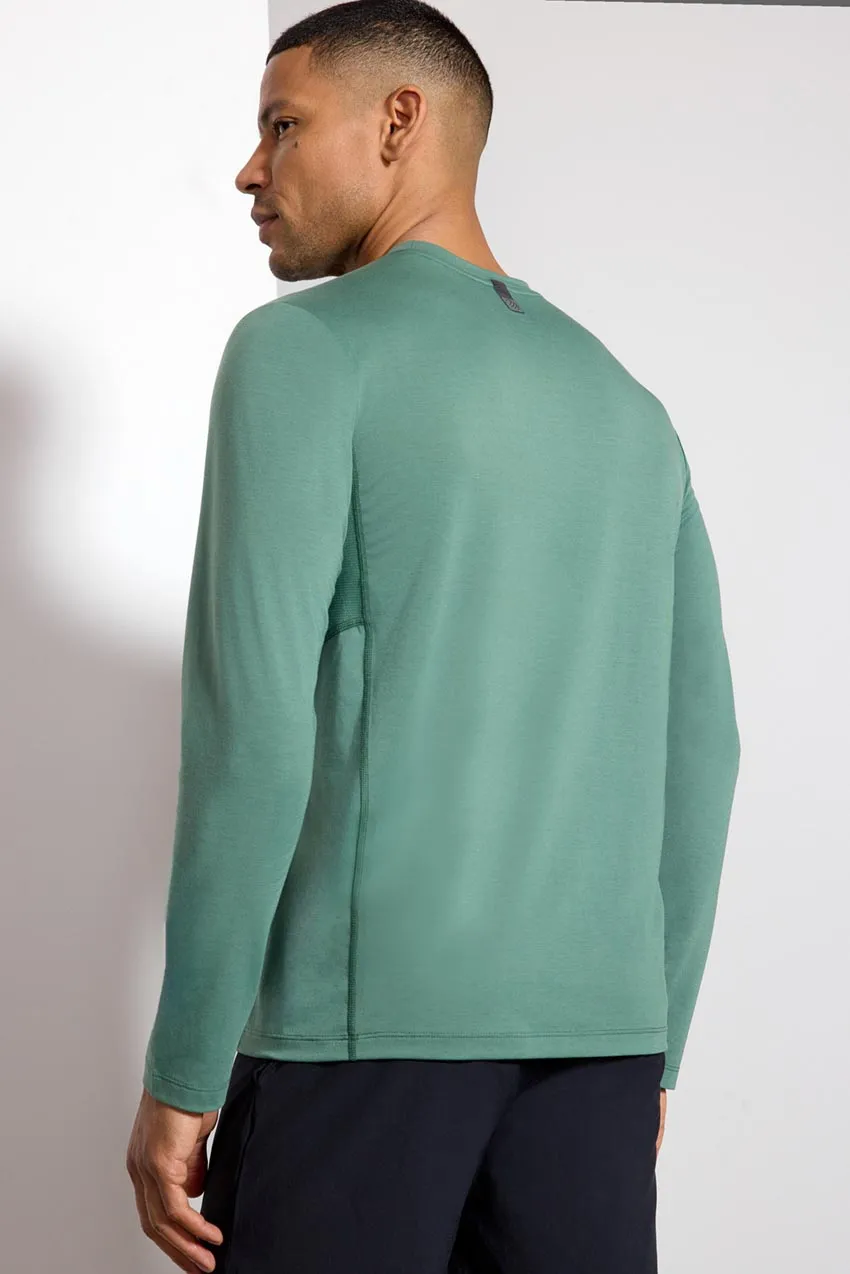 Performance Knit Men's Long Sleeve Tee - Myrtle sold by MPG product image thumbnail 3