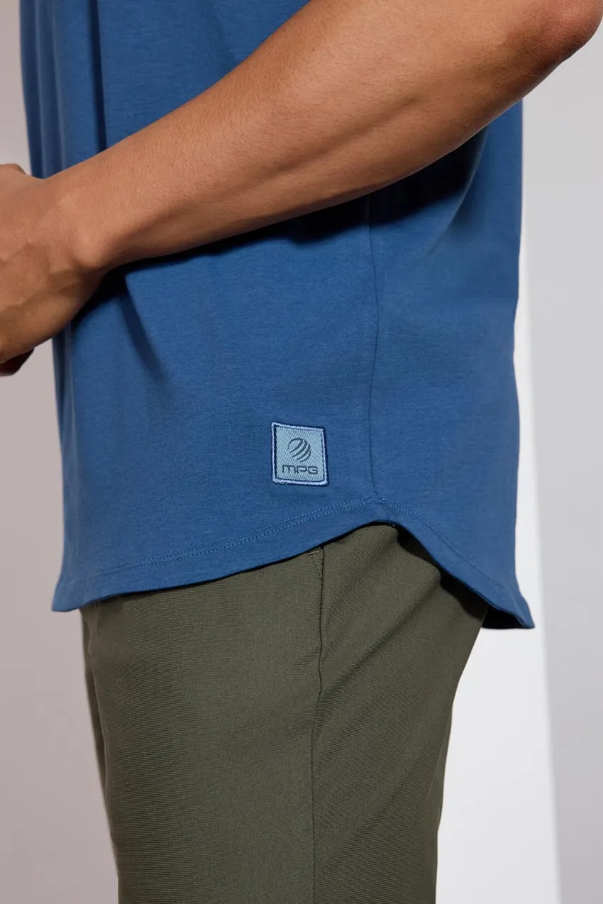 Pima Cotton Henley With Curved Hem - Key Largo sold by MPG product image thumbnail 5